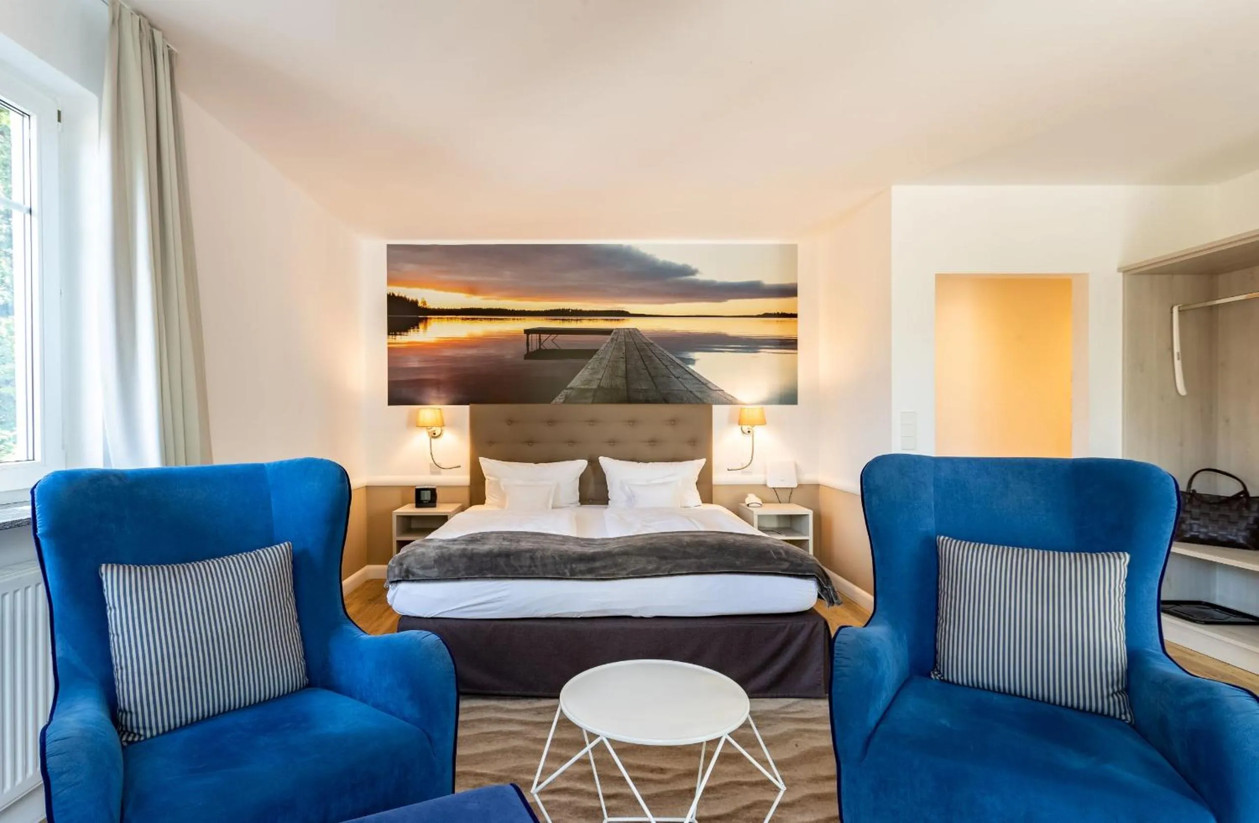 Bed in Victoria Suites