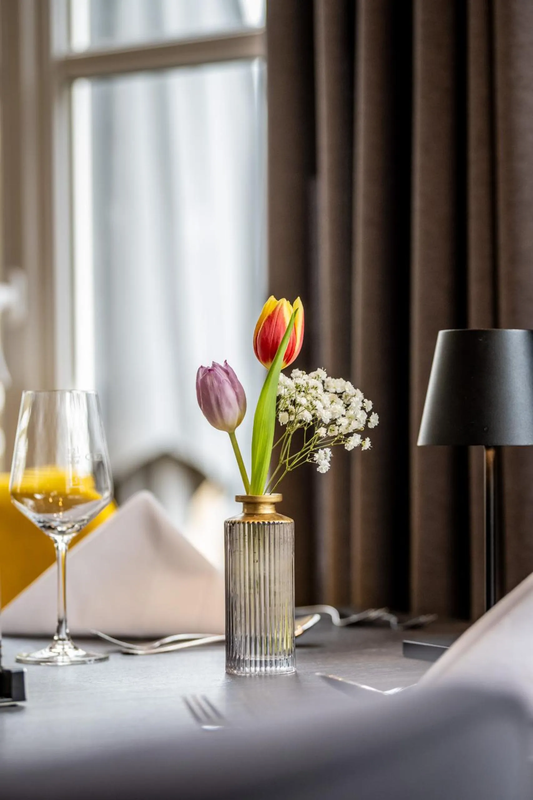 Bed in Hotel Lahnschleife