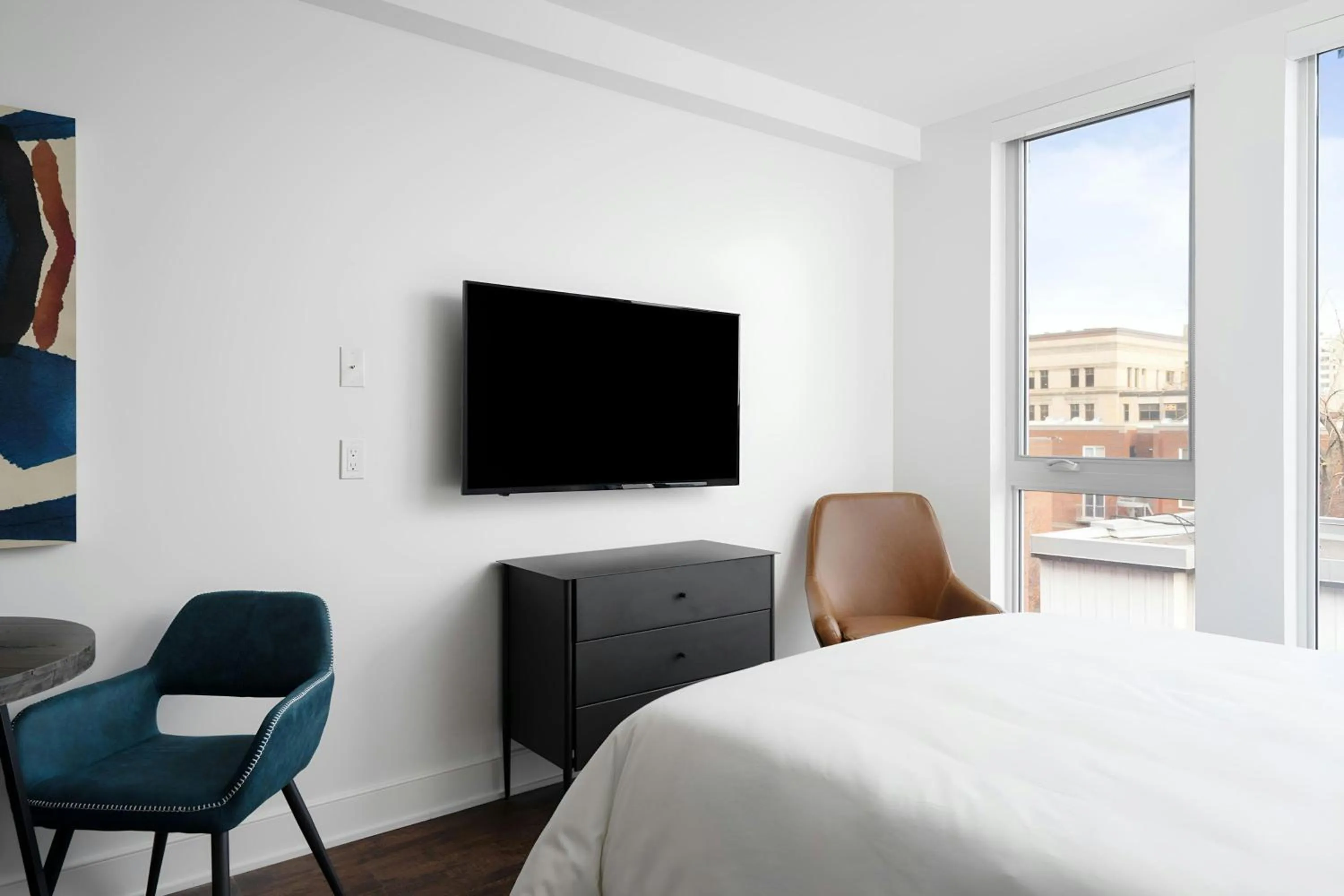 Bedroom, Bed in Sonder by Marriott Bonvoy Gare Saint Denis Apartments Downtown