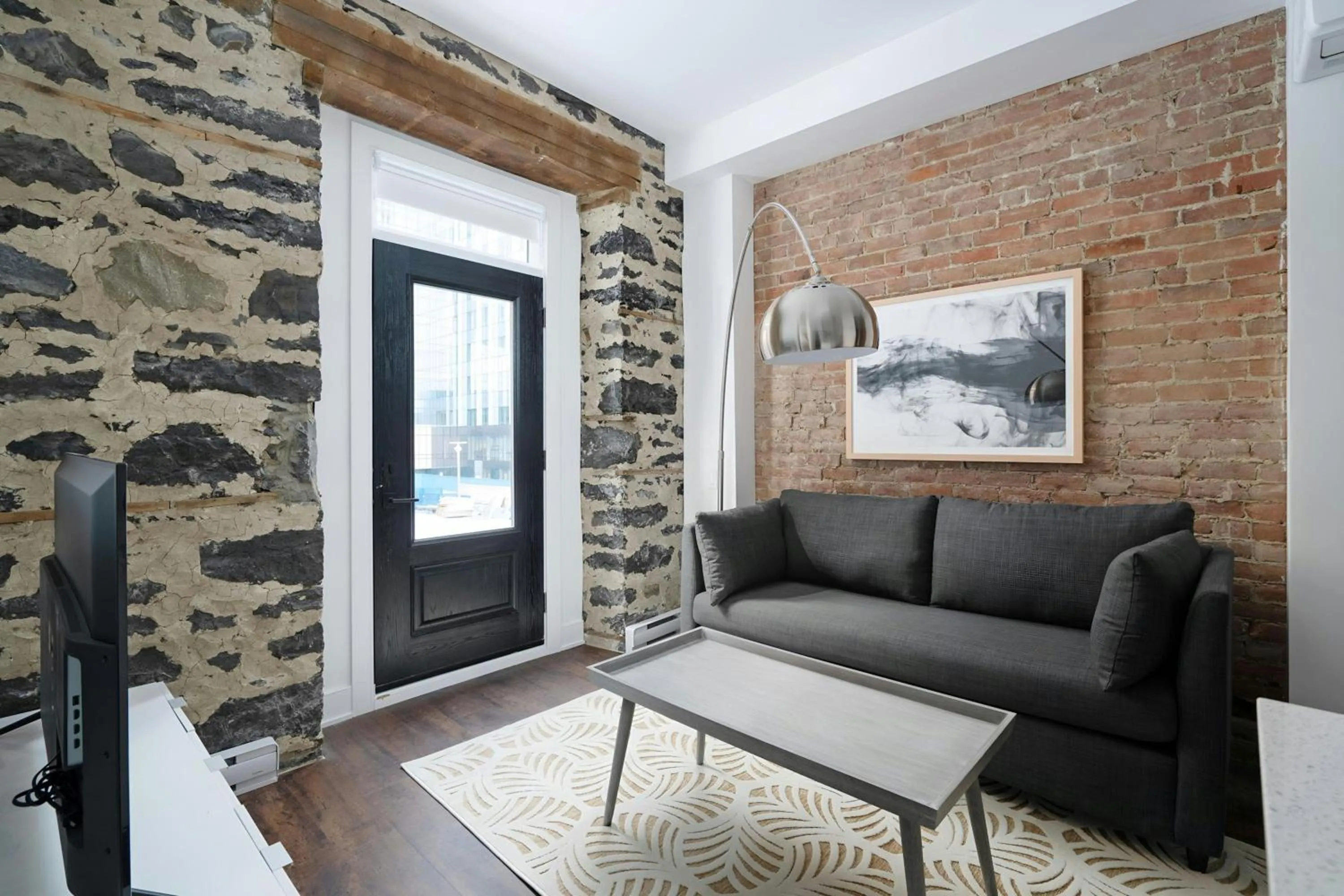 Living room in Sonder by Marriott Bonvoy Gare Saint Denis Apartments Downtown