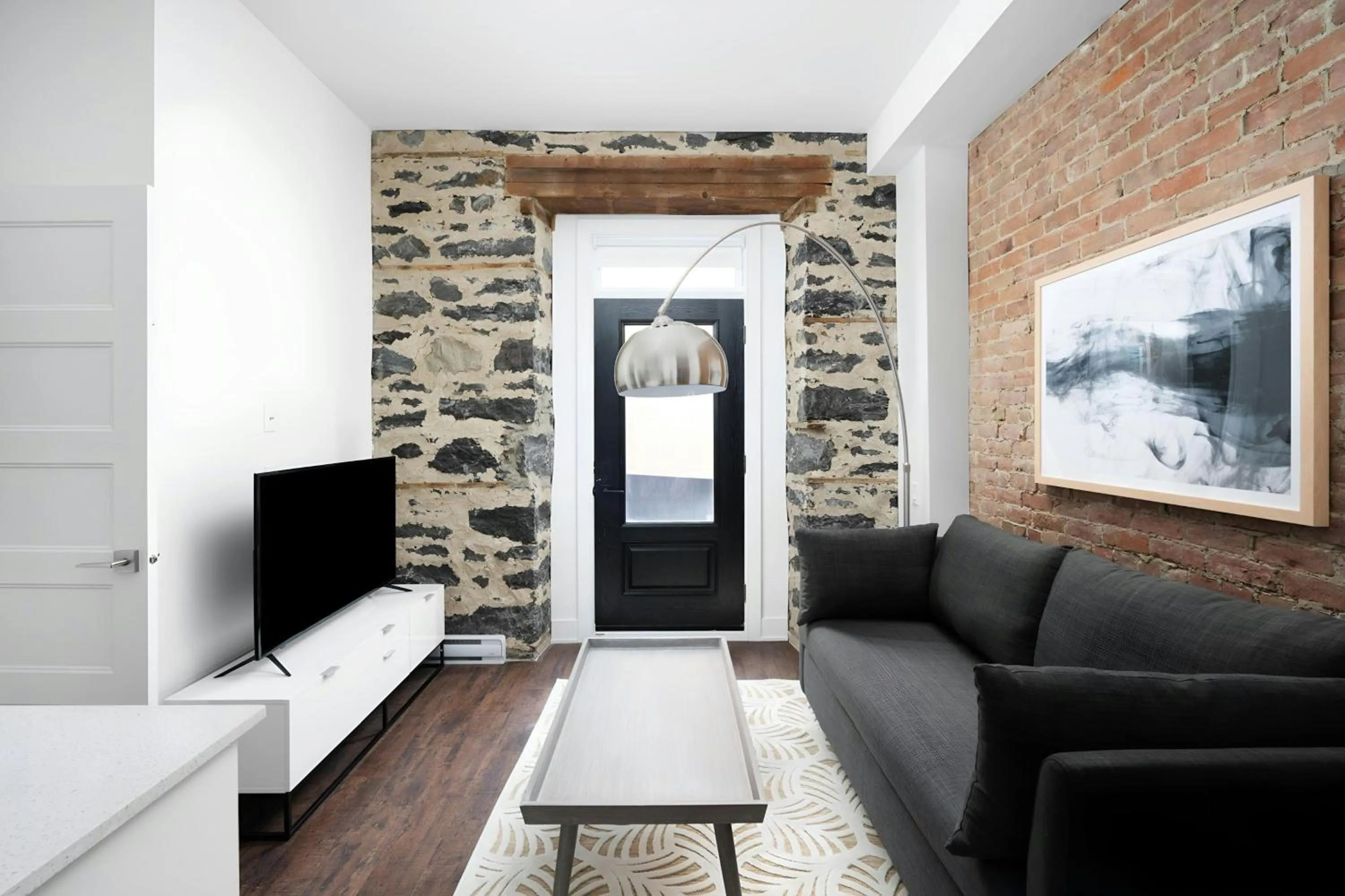 Living room in Sonder by Marriott Bonvoy Gare Saint Denis Apartments Downtown