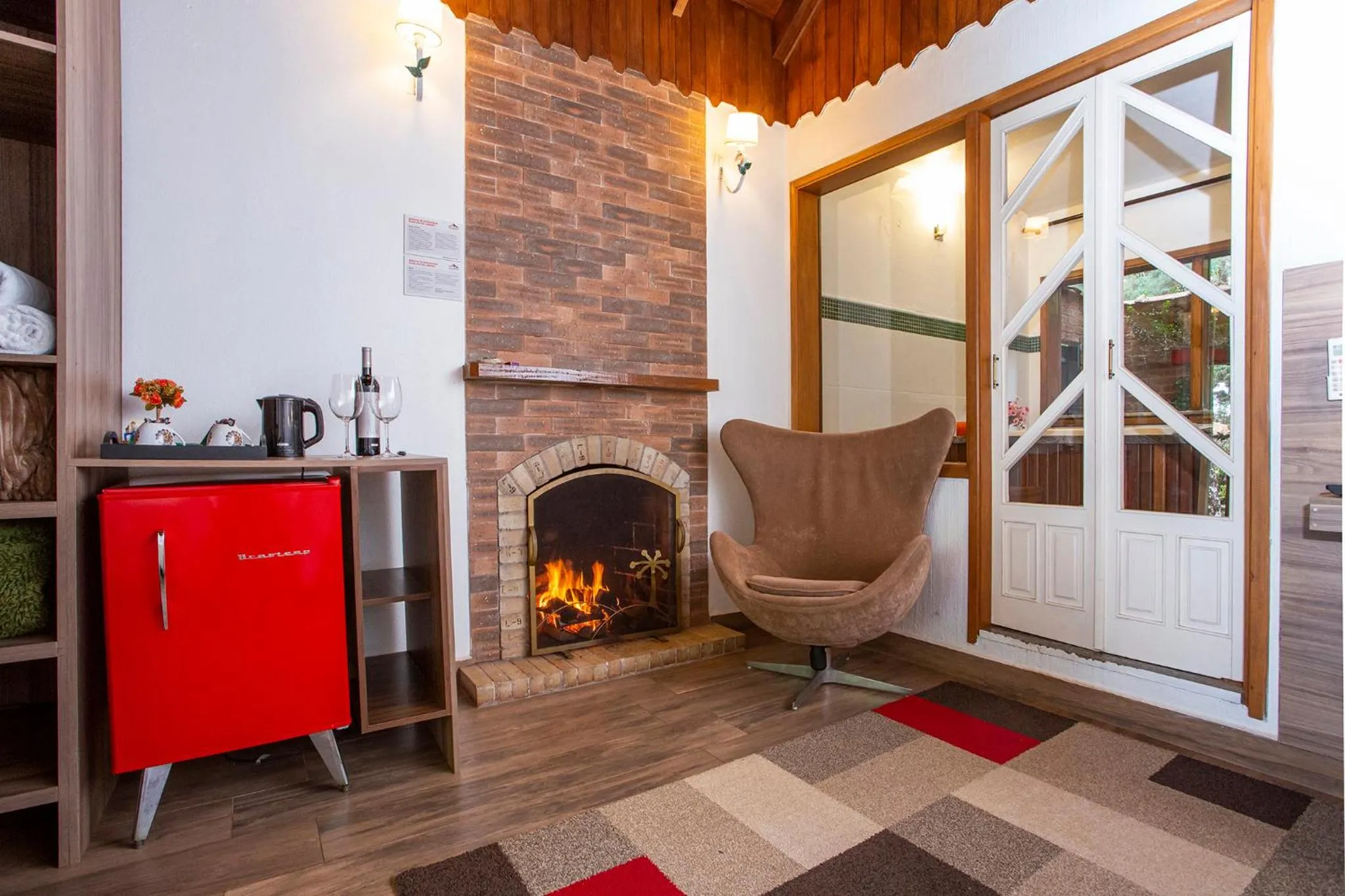 flat iron in Pousada Suiça Mineira Garden