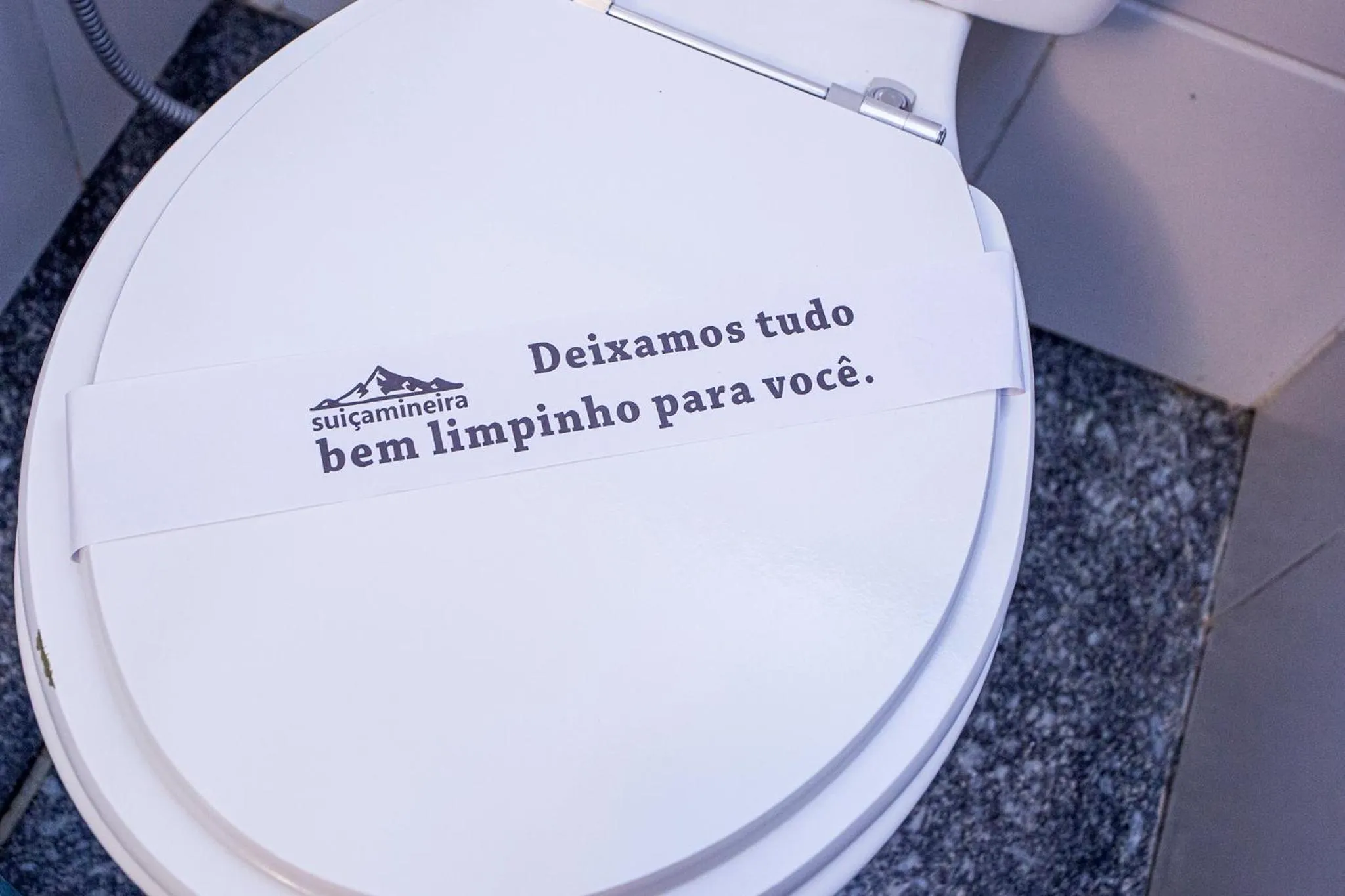 Bathroom in Pousada Suiça Mineira Garden