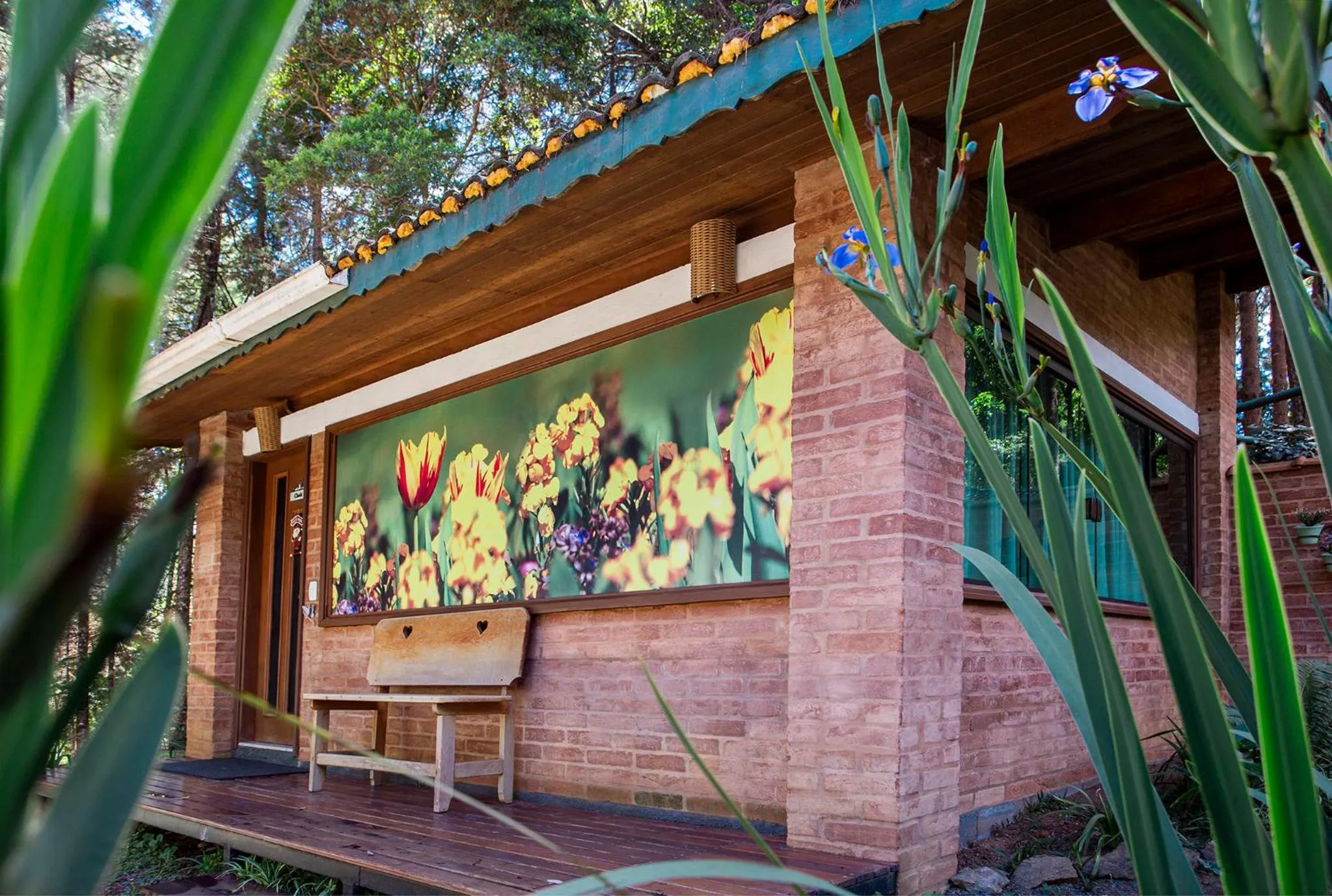 Property building in Pousada Suiça Mineira Garden