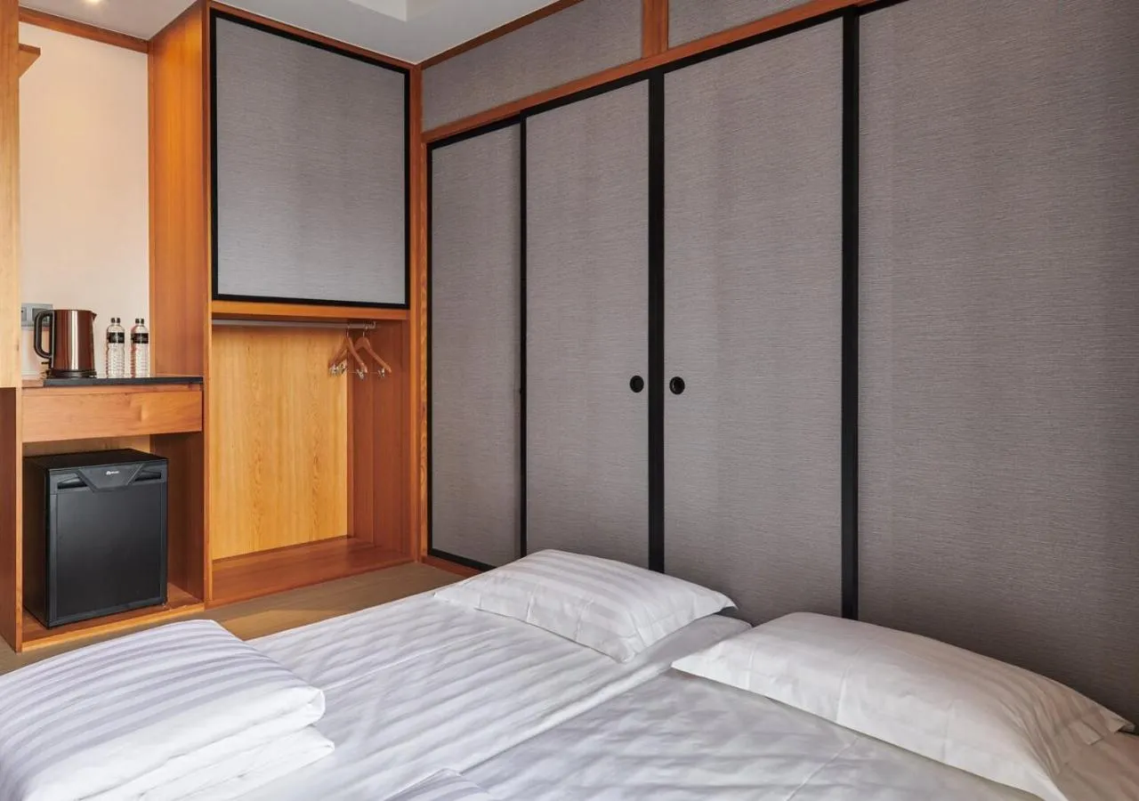 Bed in Lanyang Seaview Hotel