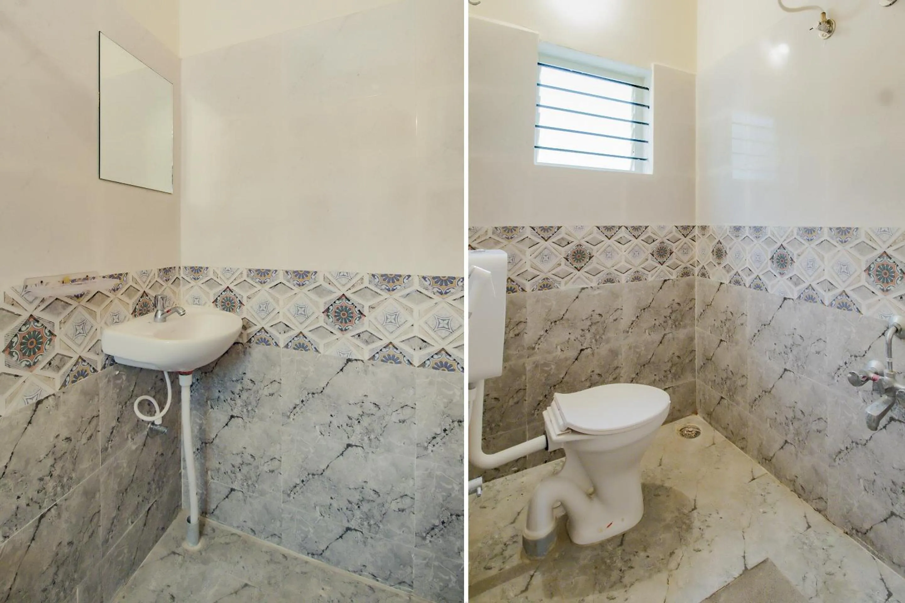 Bathroom in Hotel O P N K Suites