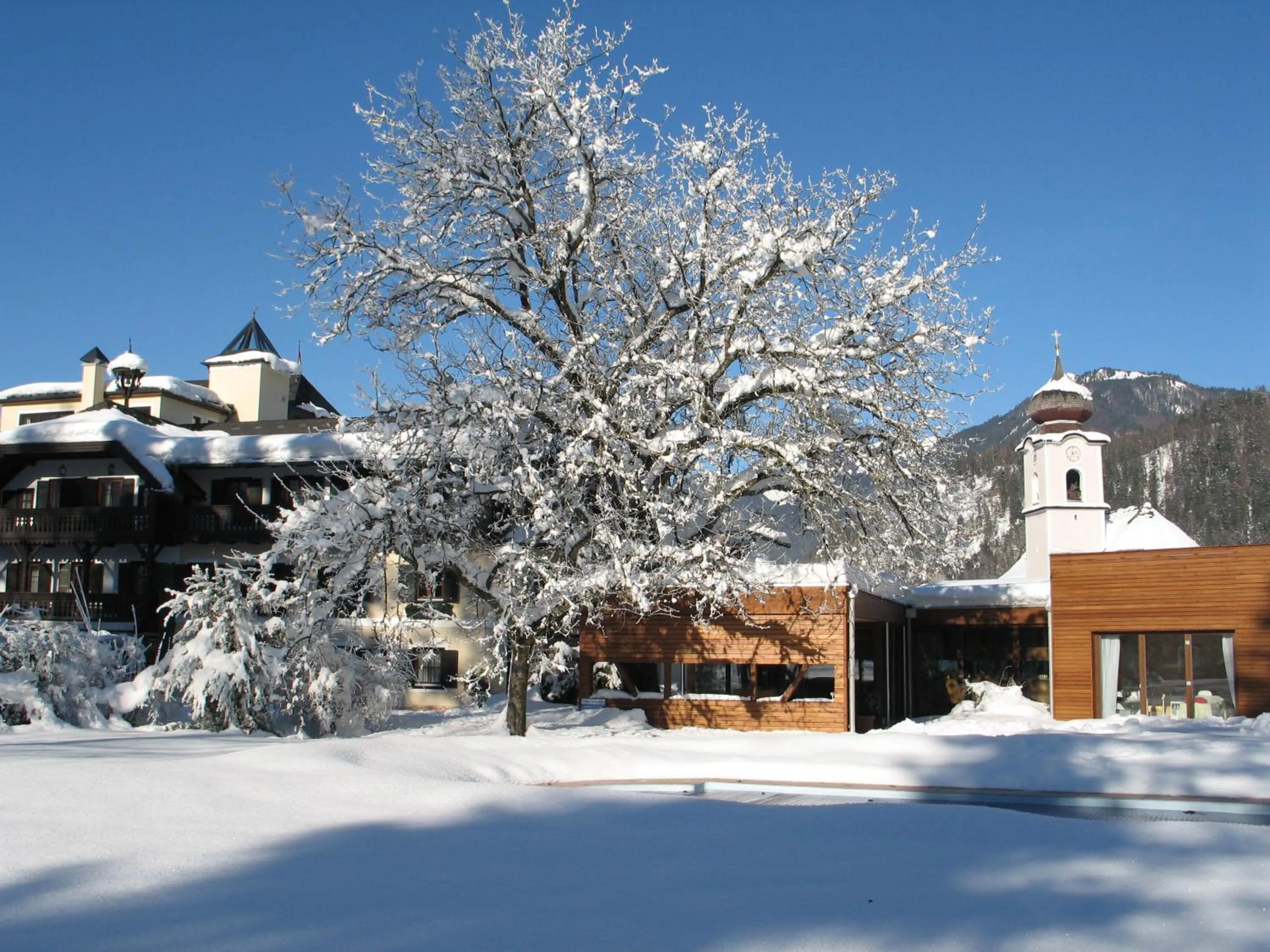 Facade/entrance in Hotel Stroblerhof