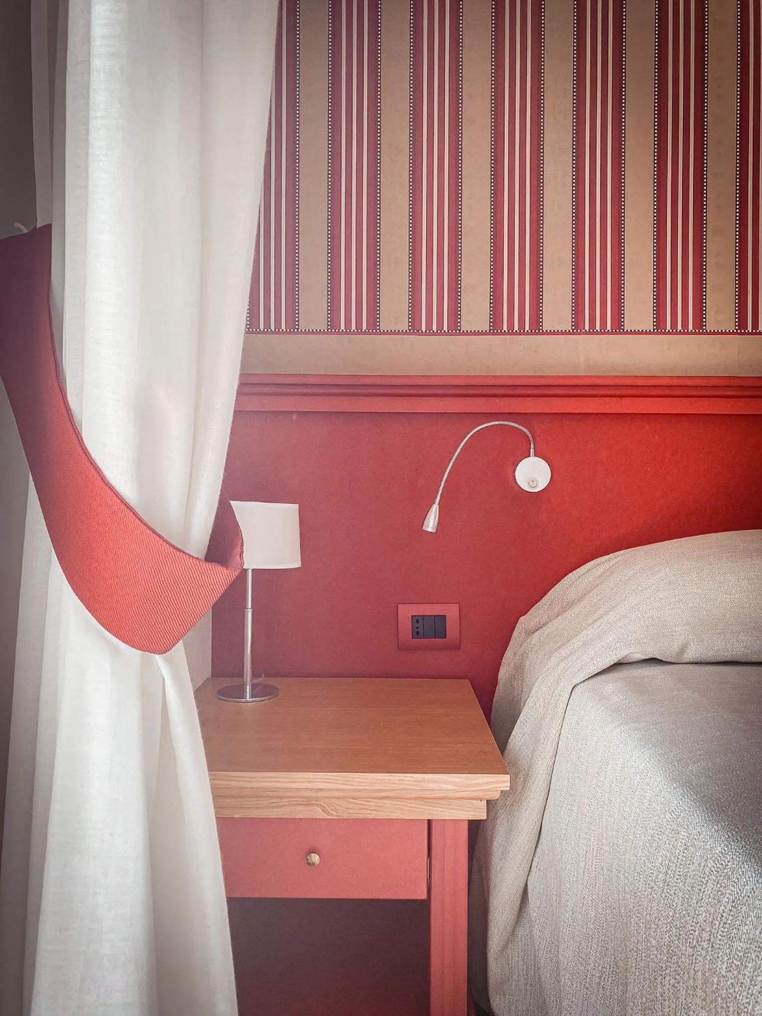 Bed in MH HOTEL VARAZZE