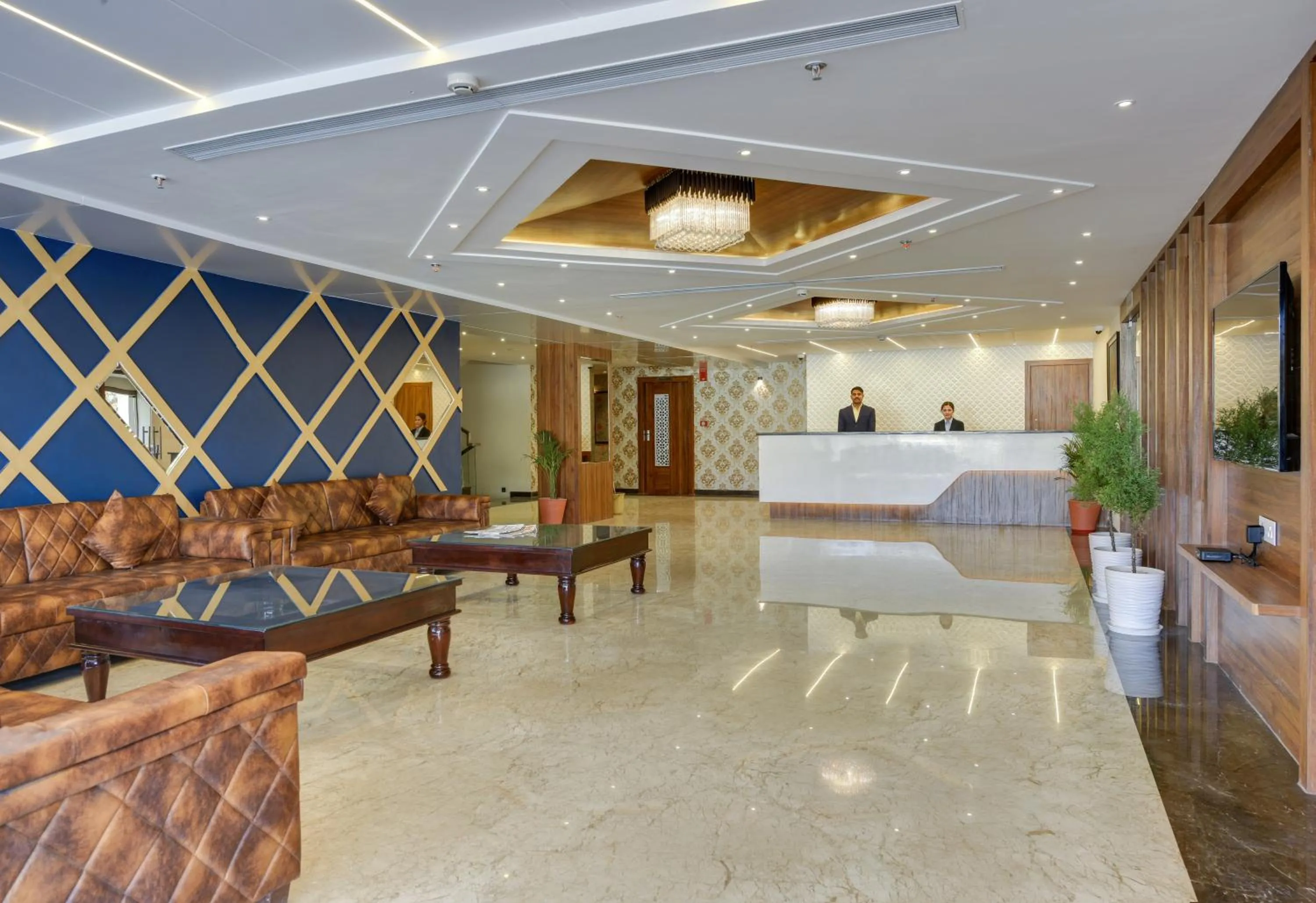 Lobby or reception in Hotel khumani By Hills N Dunes