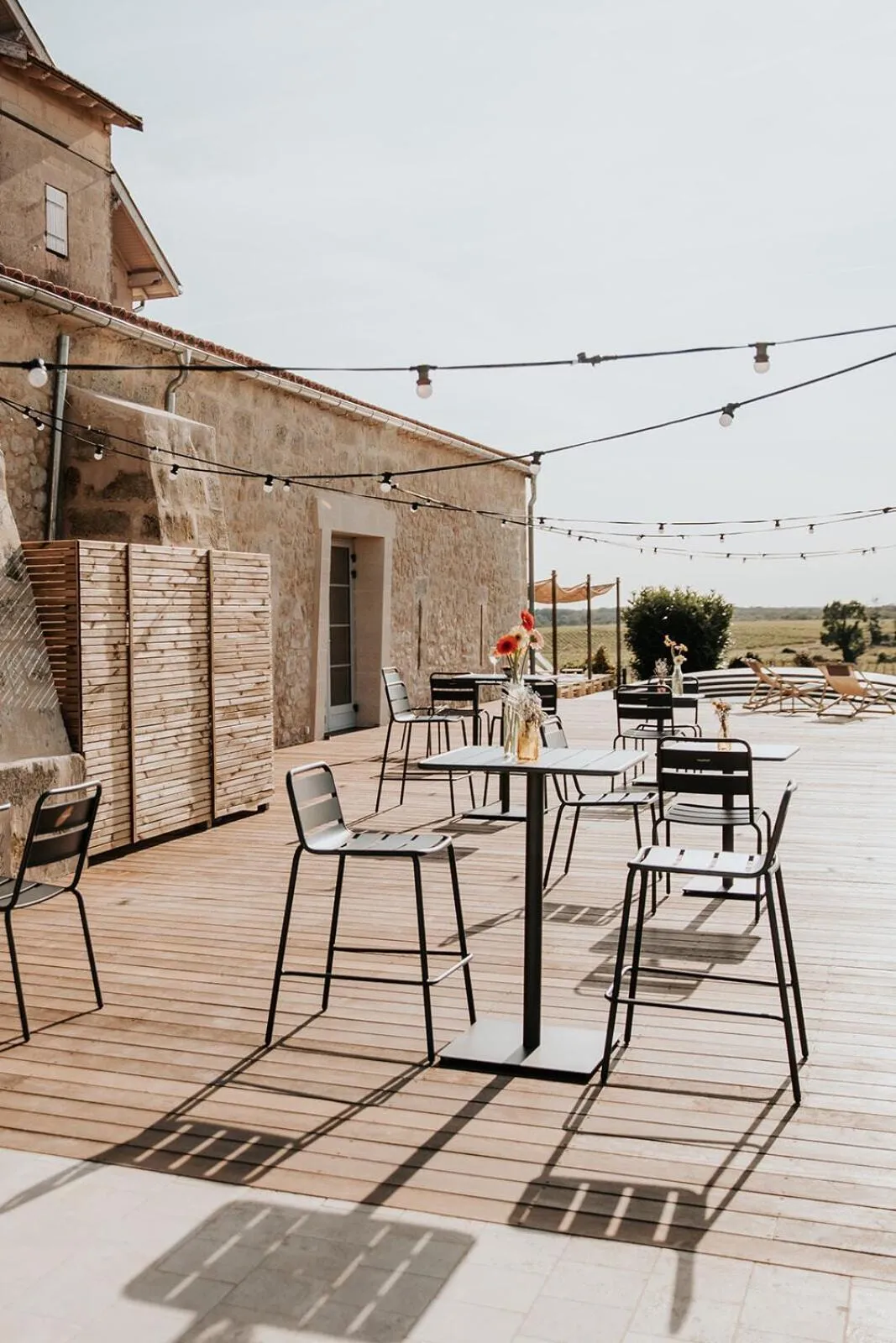 Patio in Château La Grande Clotte