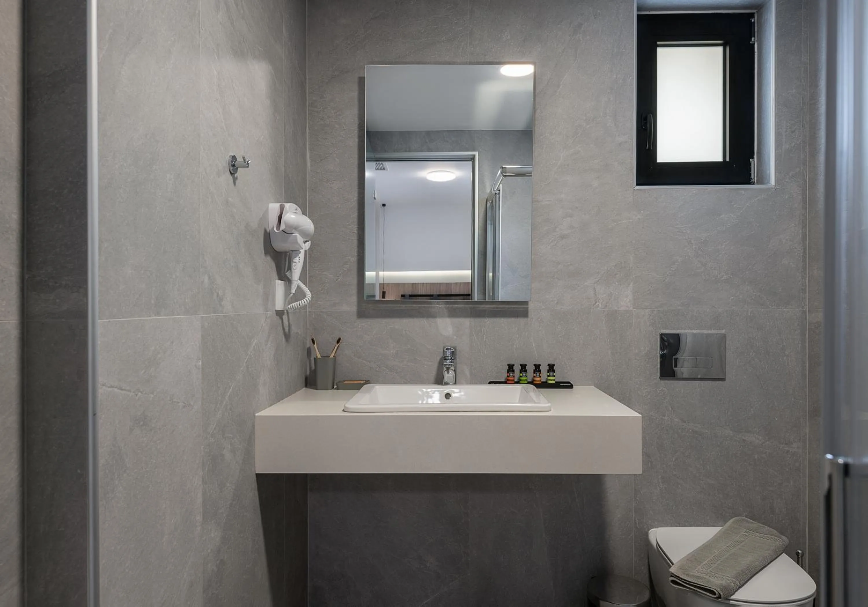 Bathroom in Morum City Hotel Chania