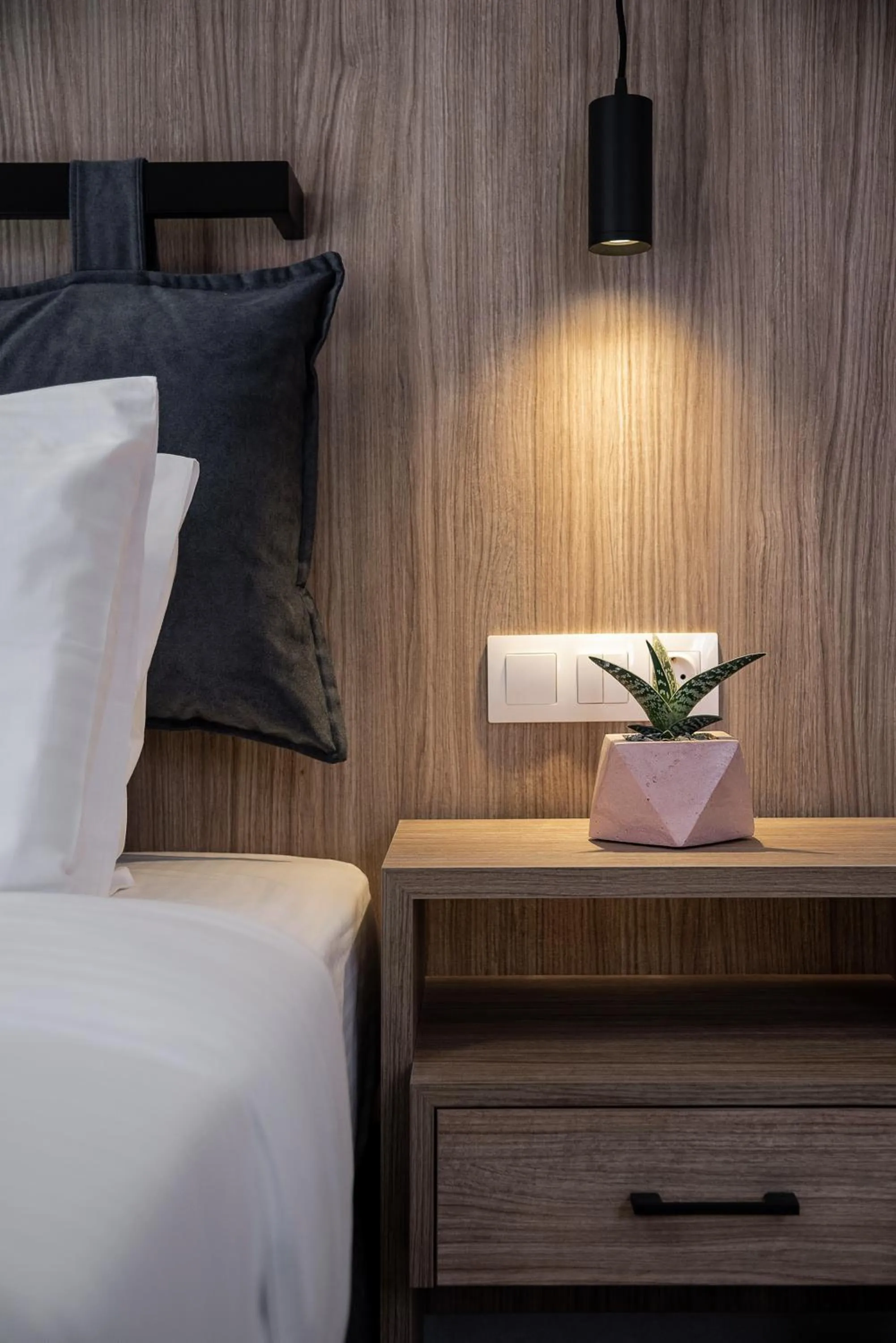 Bed in Morum City Hotel Chania