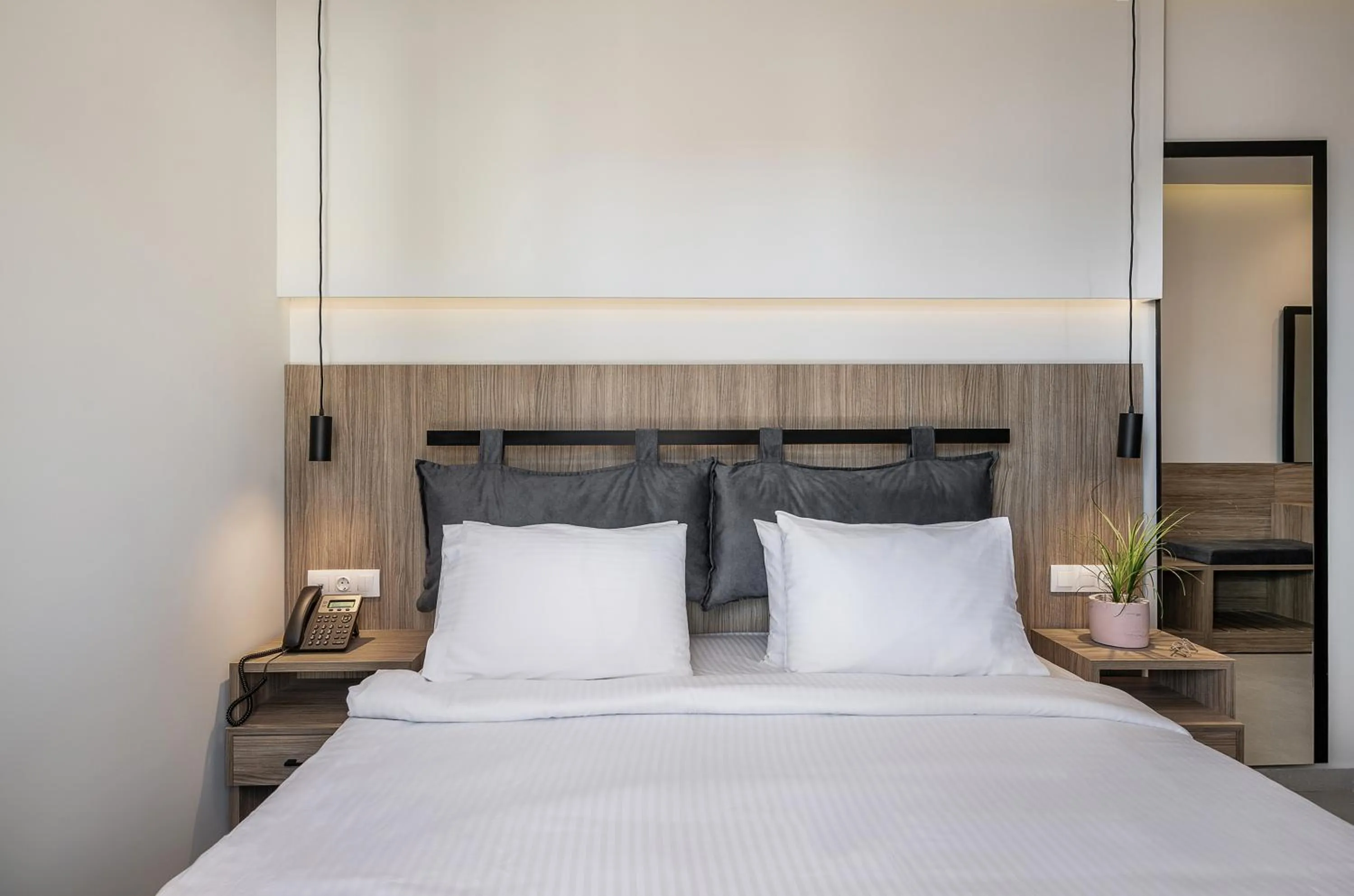 Bed in Morum City Hotel Chania