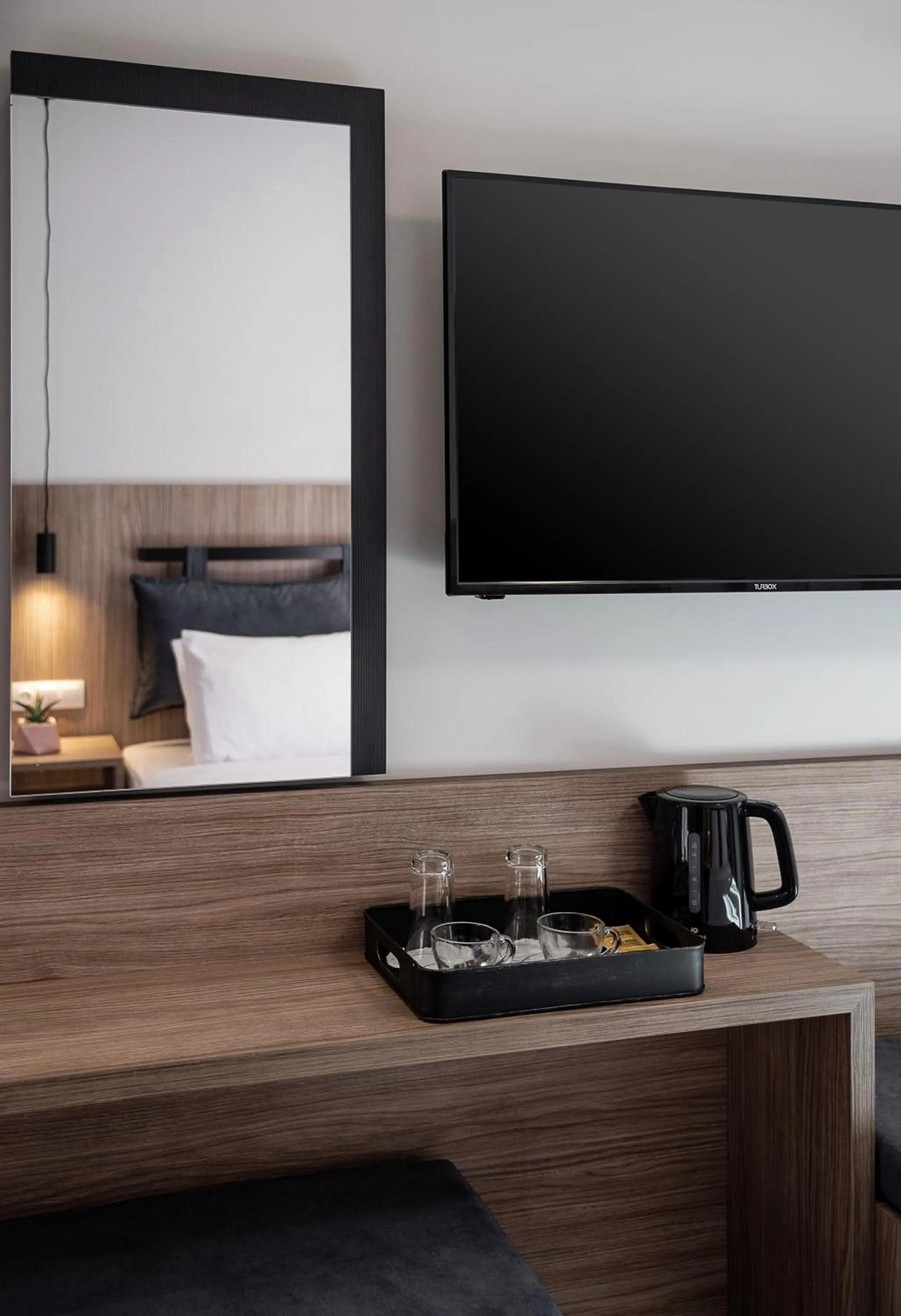 Bed in Morum City Hotel Chania