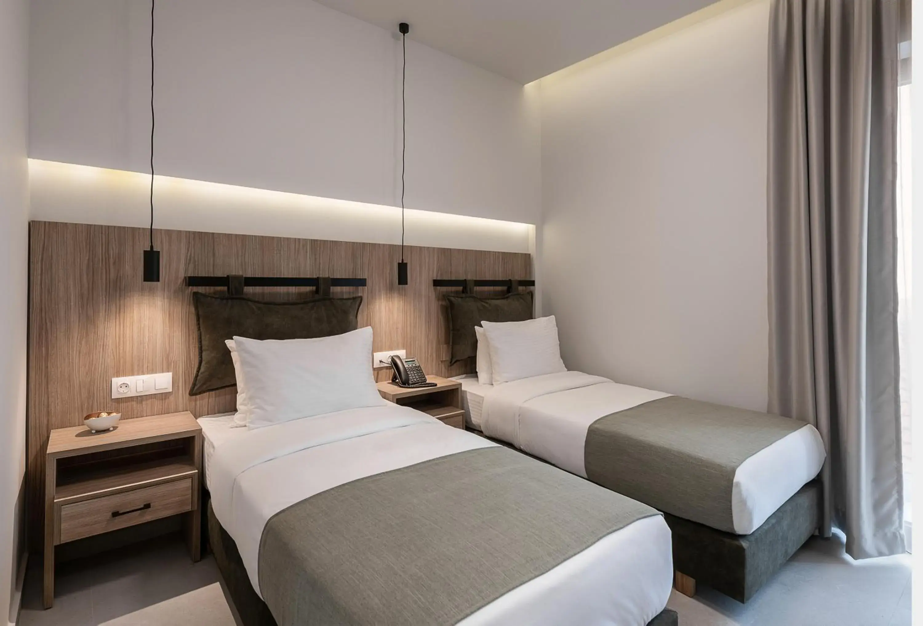 Twin Room with Balcony in Morum City Hotel Chania Twin Room with Balcony in Morum City Hotel Chania