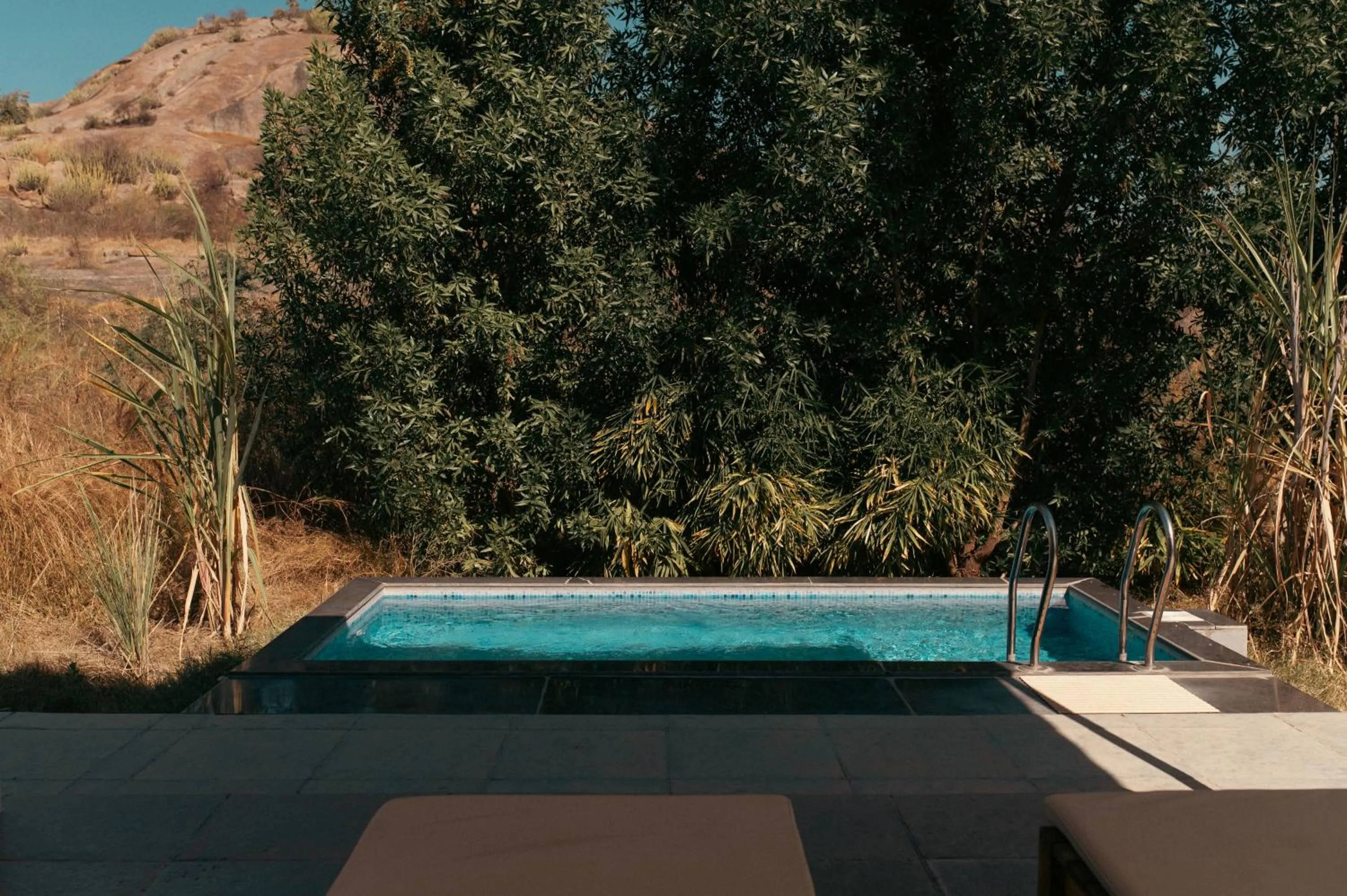 Swimming pool in Brij Pola, Jawai - Luxury Jungle Camp with Private Pools