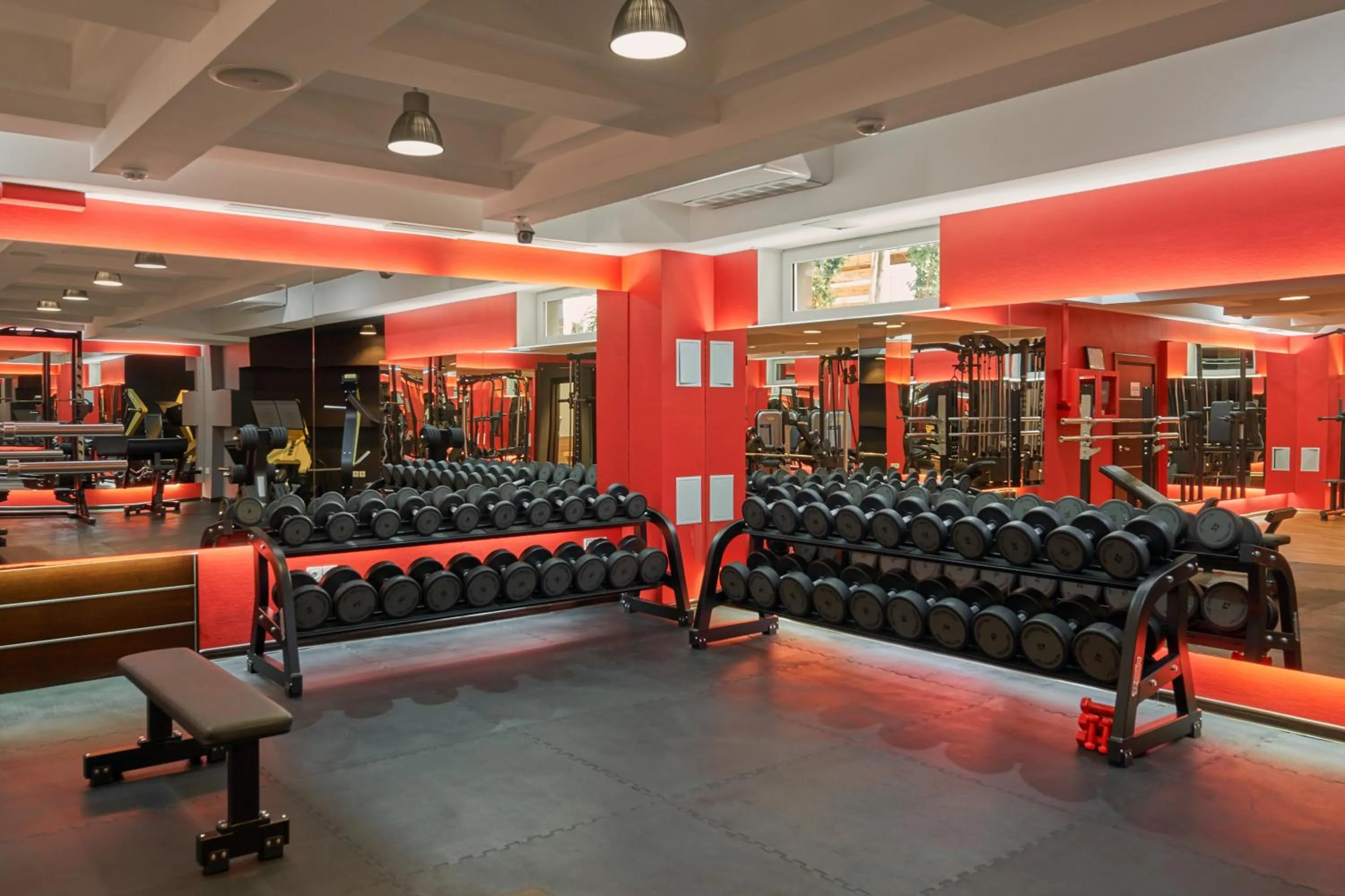 Fitness centre/facilities in Grand M Hotel