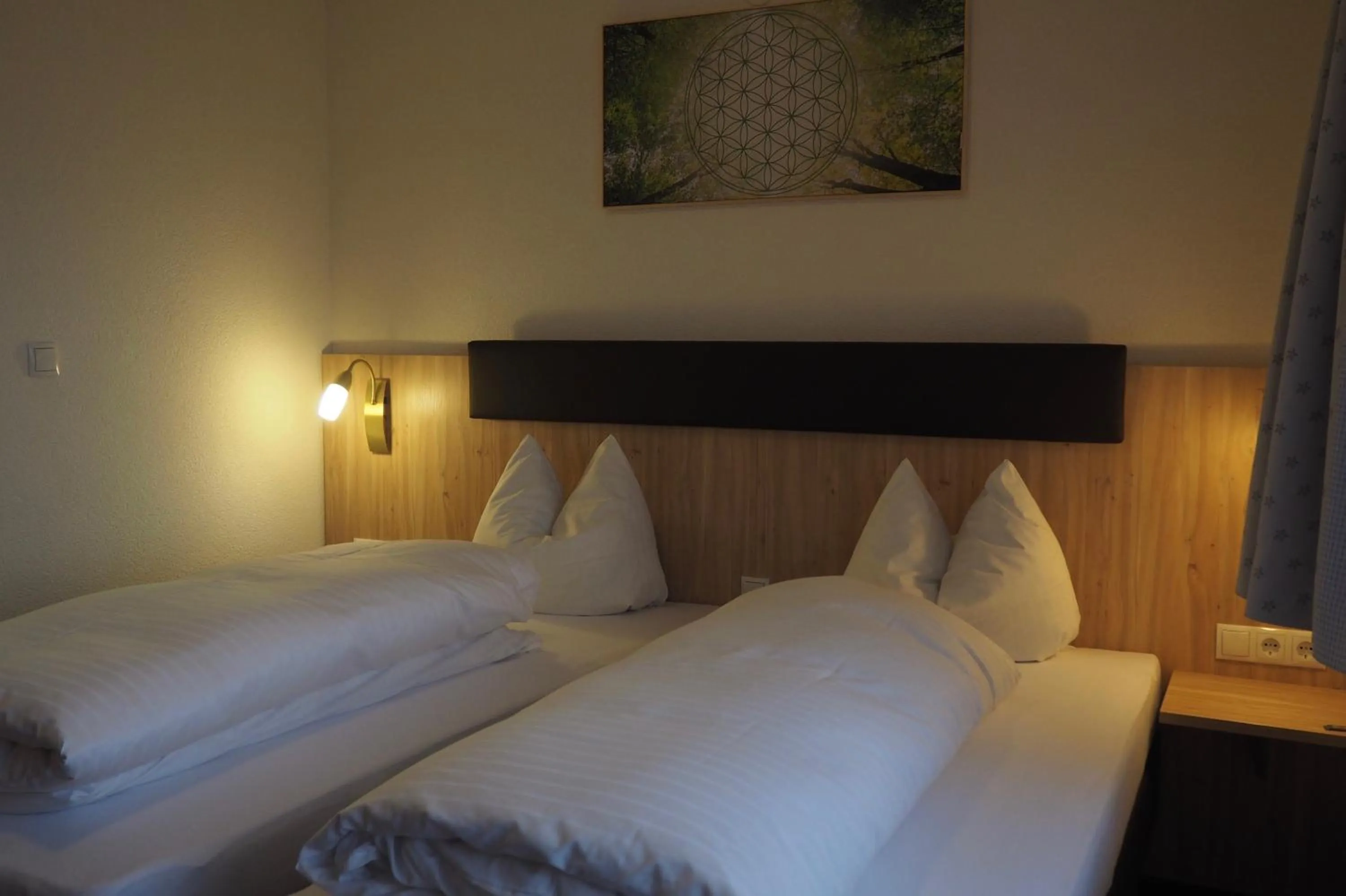 Bed in Hotel Restaurant Rössle