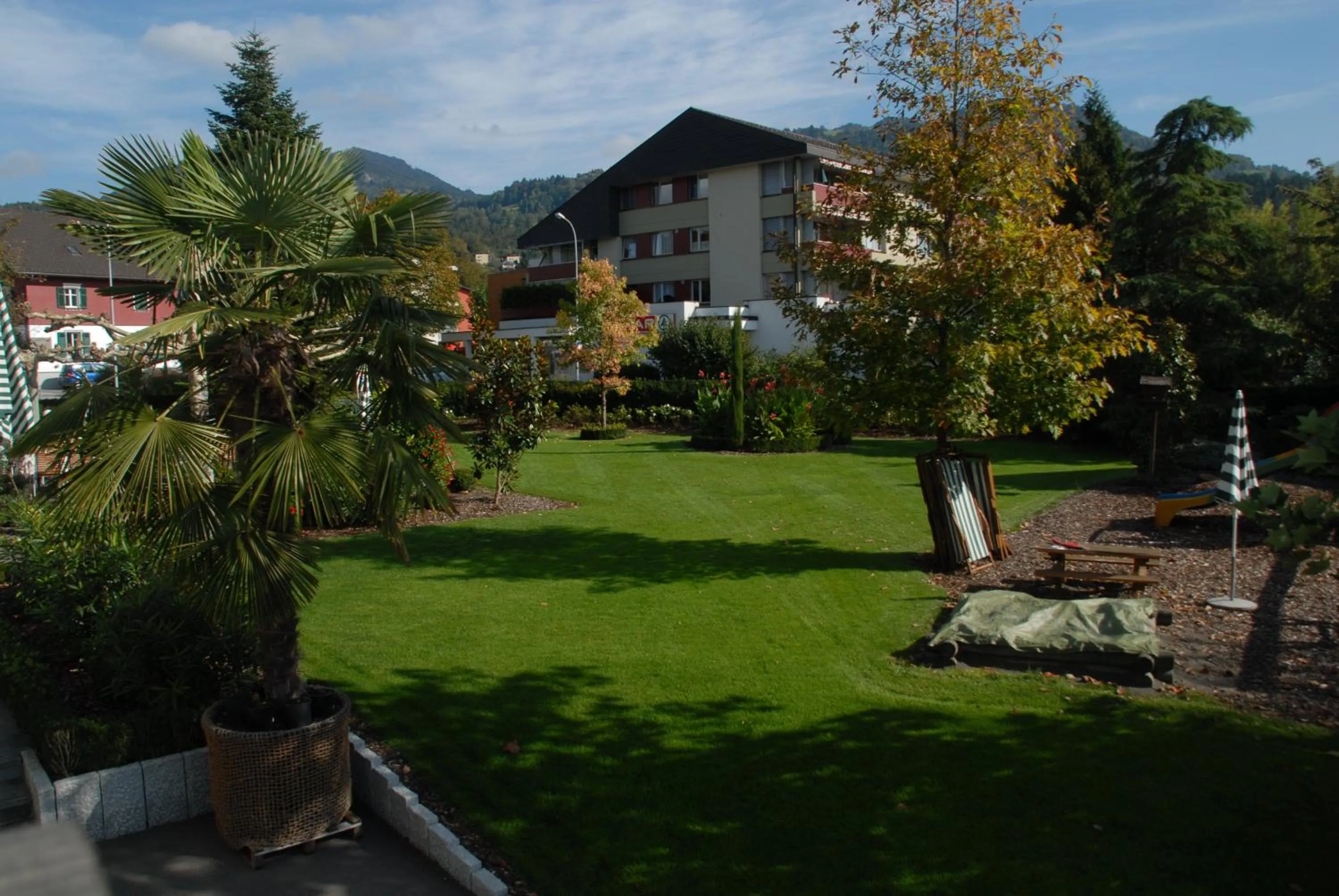 Garden in Hotel Restaurant Rössle