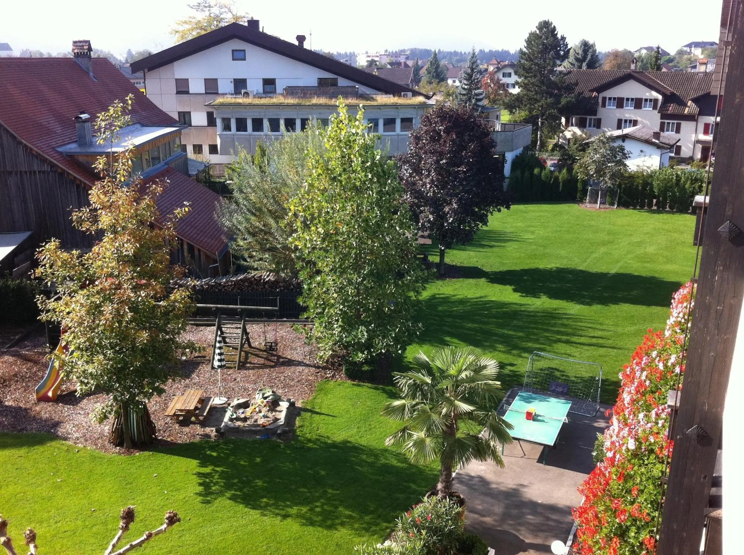 Garden in Hotel Restaurant Rössle