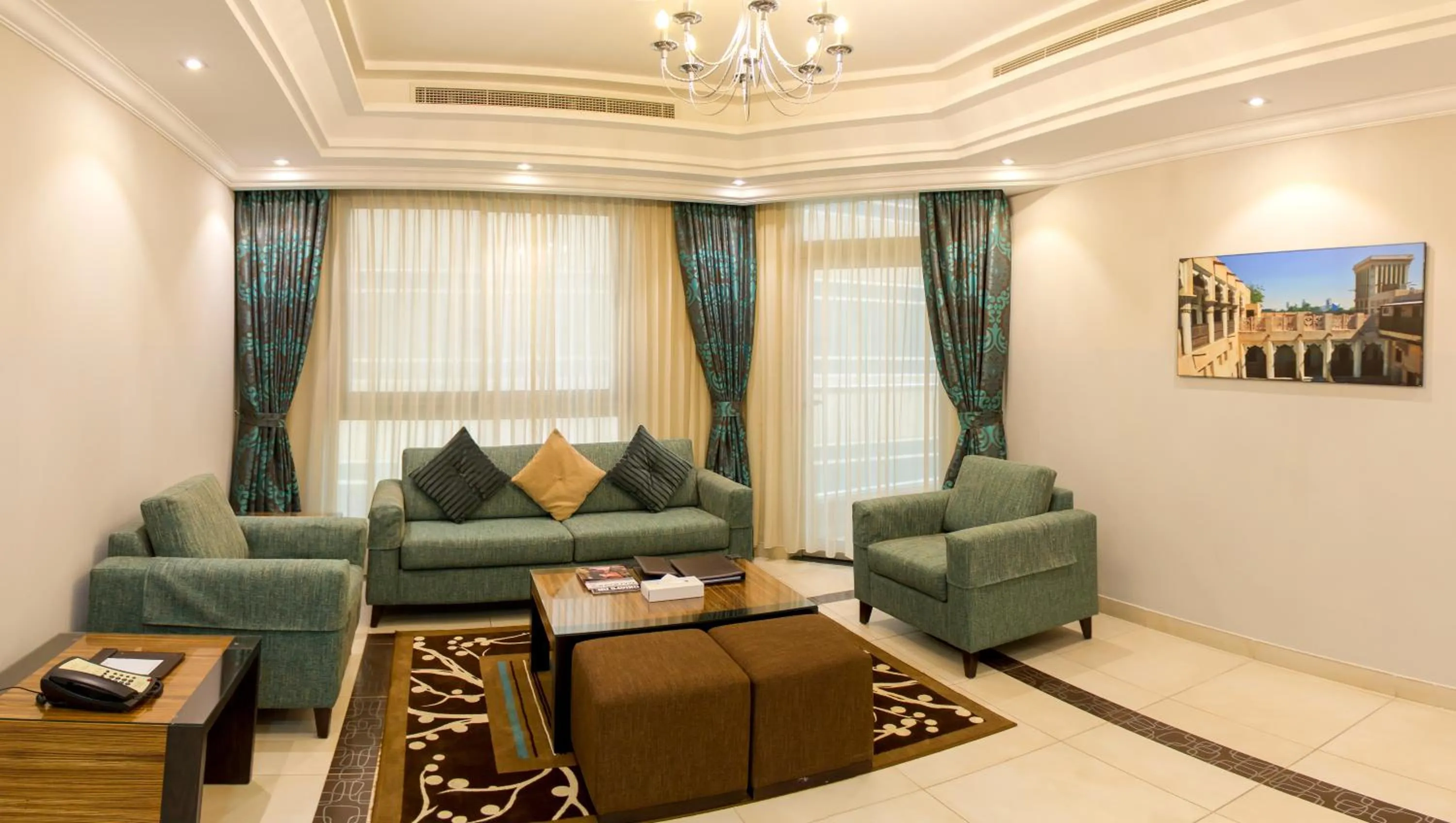 Living room in Al Majaz Premiere Hotel Apartments