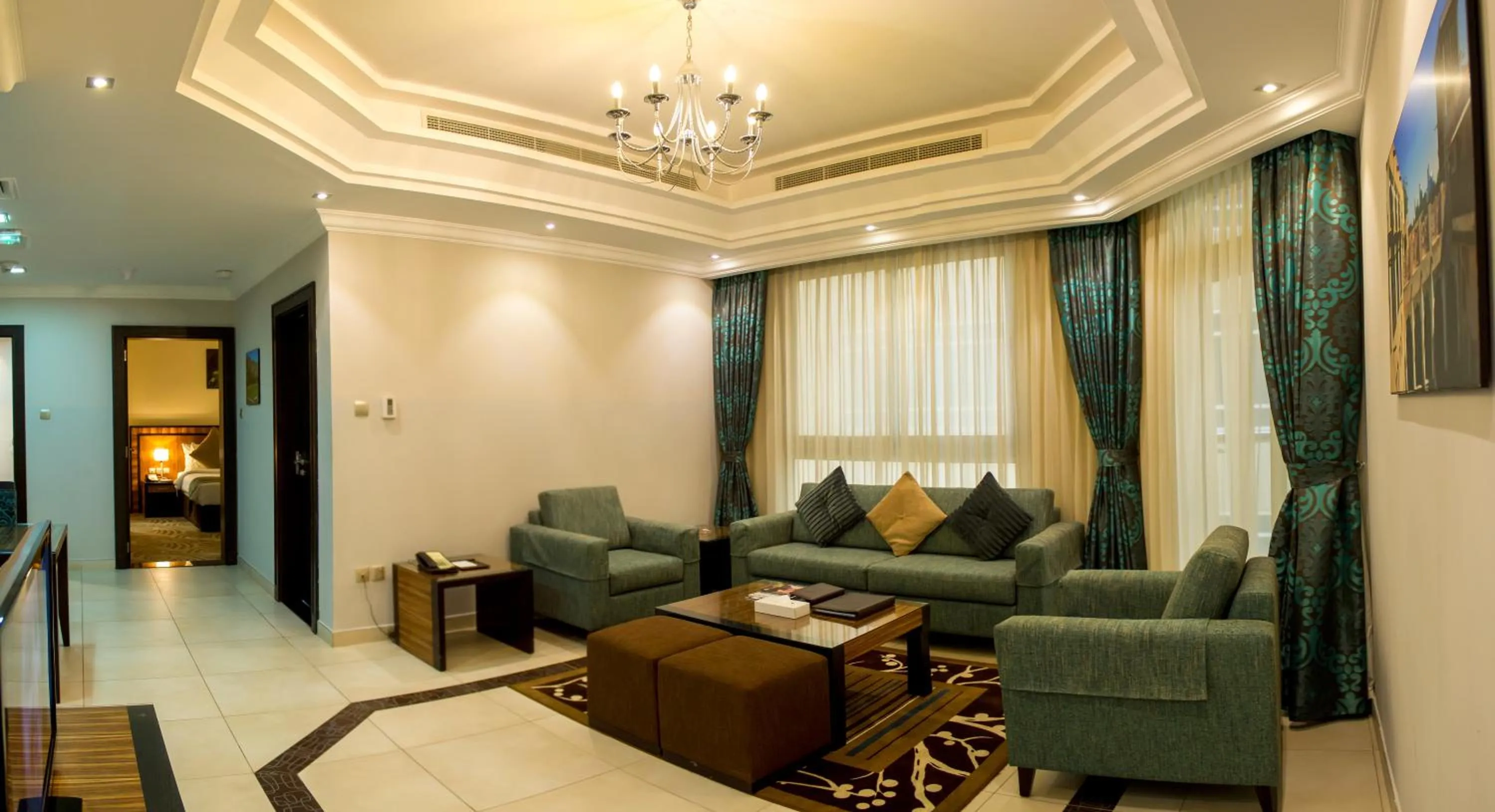 Living room in Al Majaz Premiere Hotel Apartments