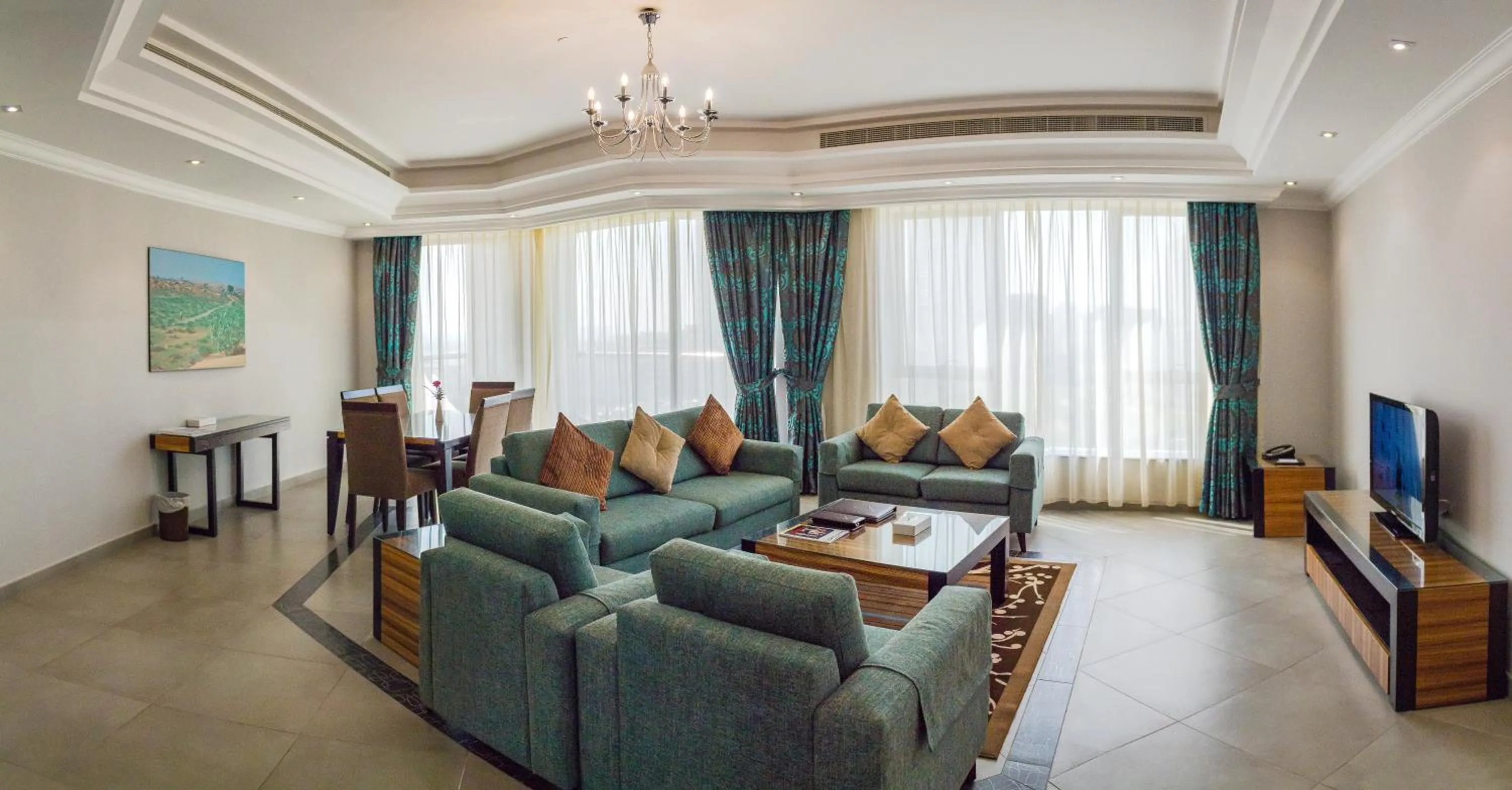 Living room in Al Majaz Premiere Hotel Apartments