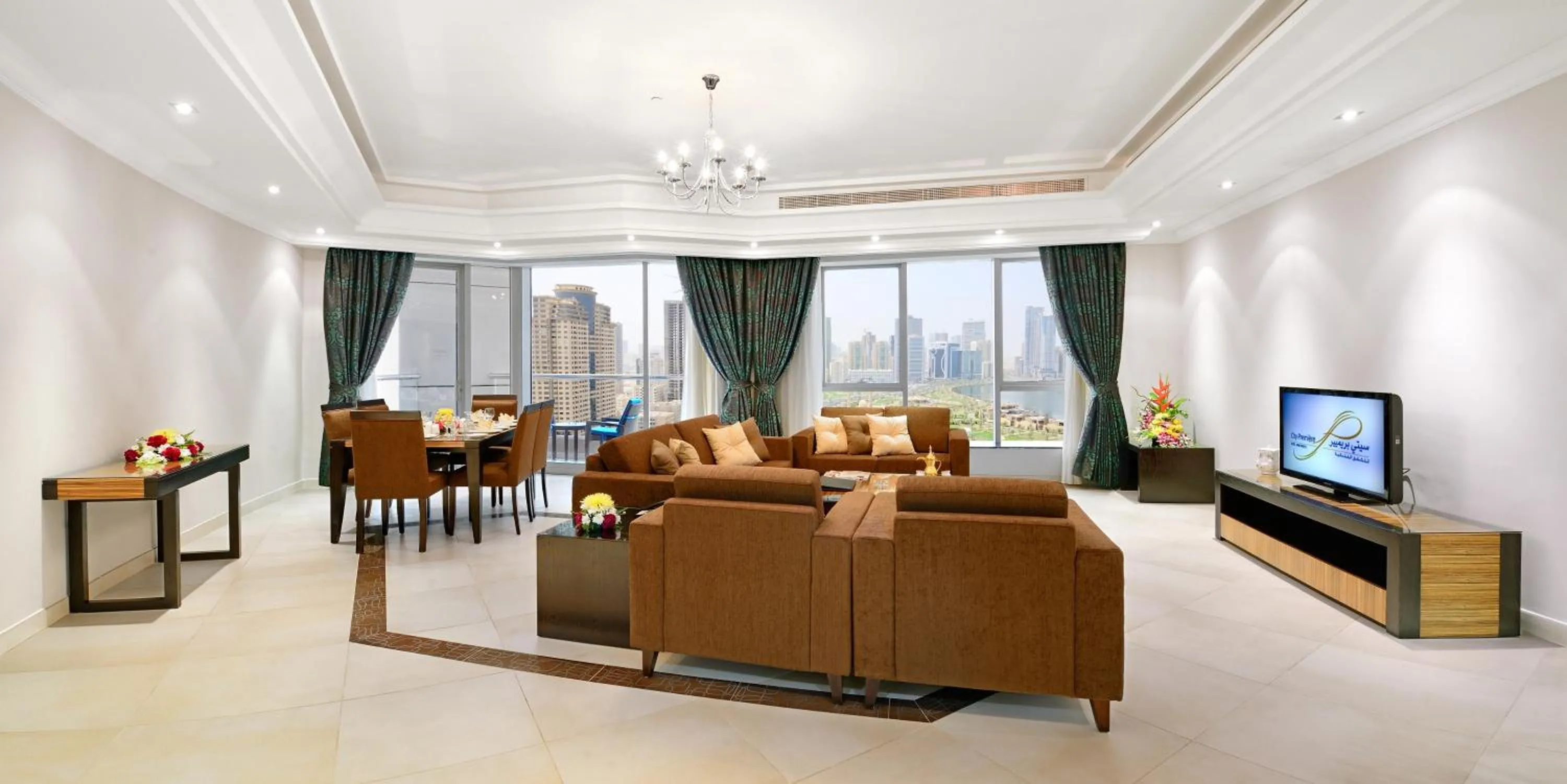 Living room in Al Majaz Premiere Hotel Apartments