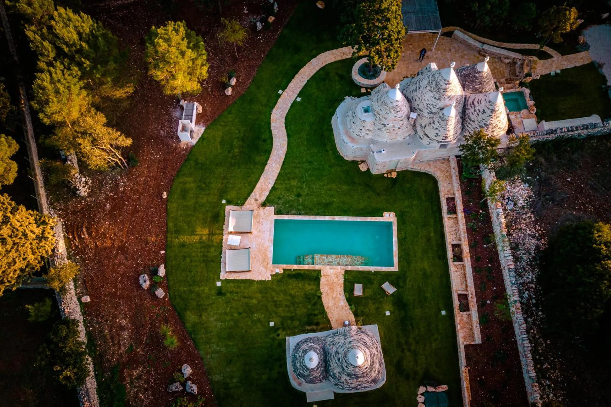 Bird's eye view in Borgo Del Tempo Ritrovato - Luxury Relais in Puglia