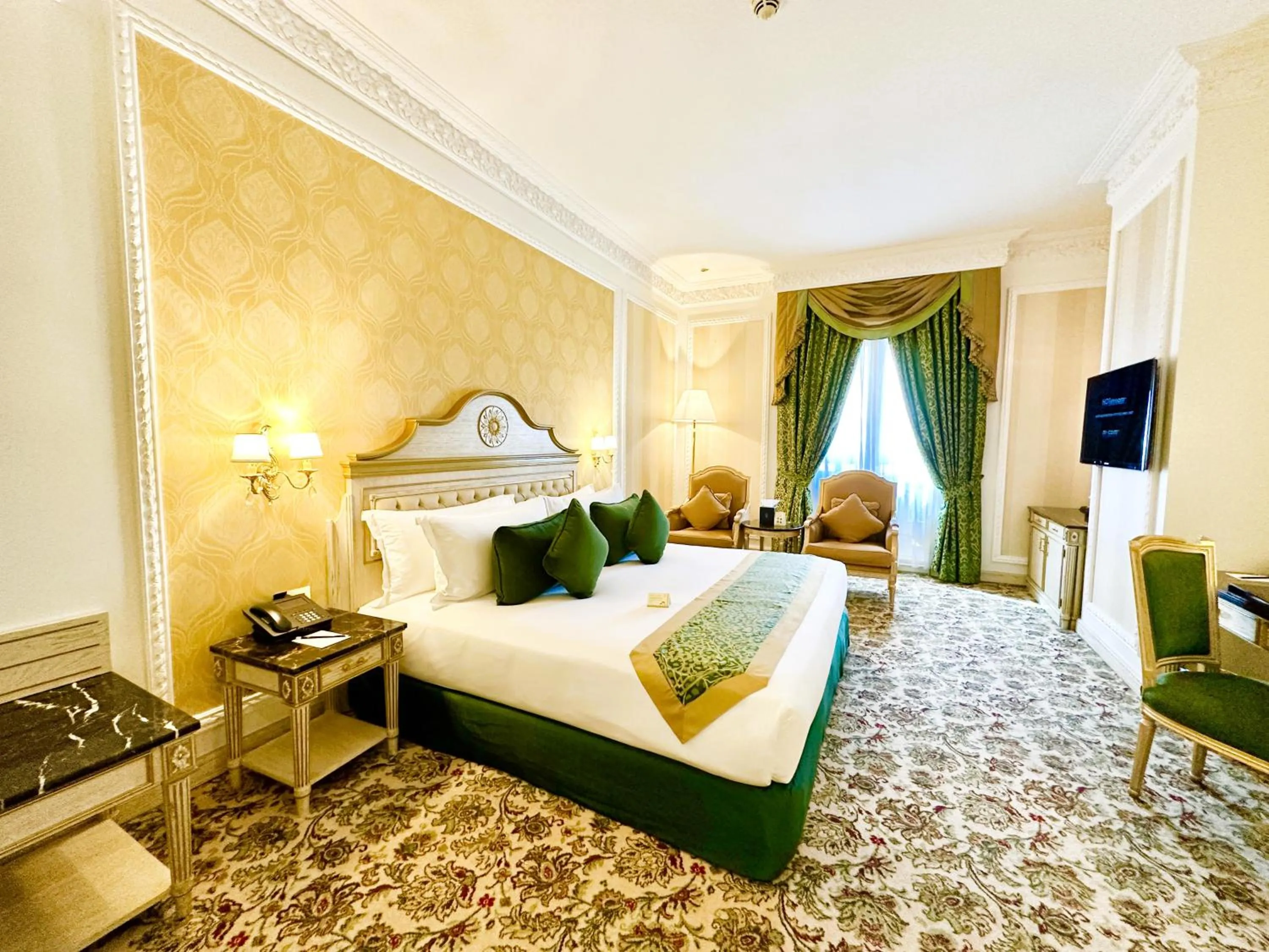 Bedroom, Bed in Royal Rose Abu Dhabi, a Curio Collection by Hilton Affiliated Hotel