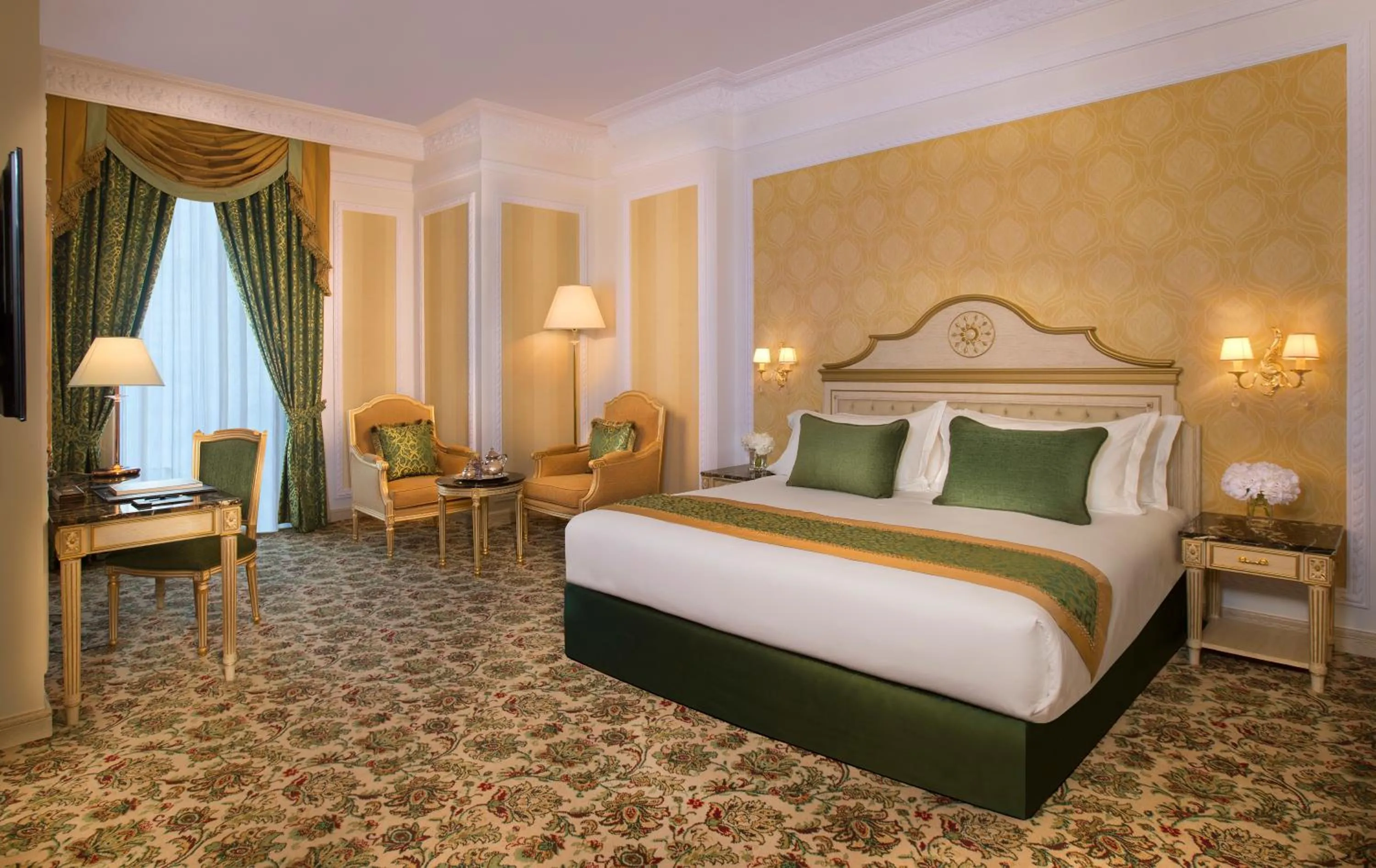 Bedroom, Bed in Royal Rose Abu Dhabi, a Curio Collection by Hilton Affiliated Hotel