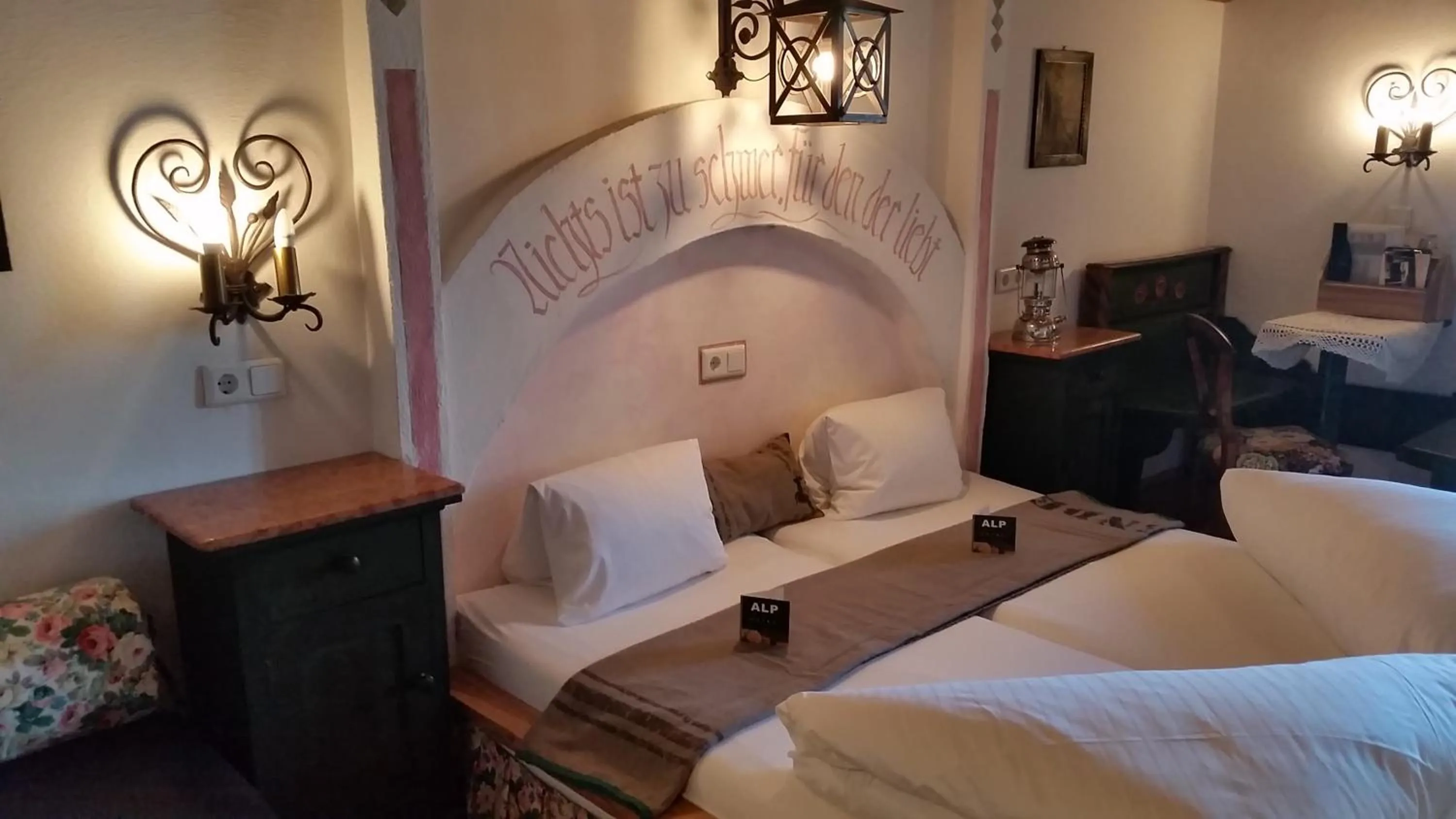 Bedroom, Bed in Alp Art Hotel Götzens