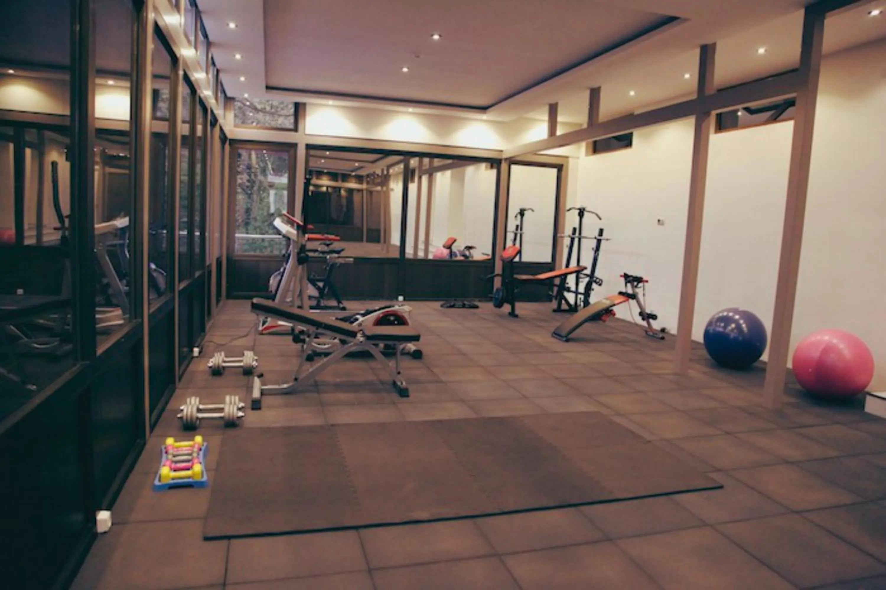 Fitness centre/facilities in Tskaltubo Plaza Hotel