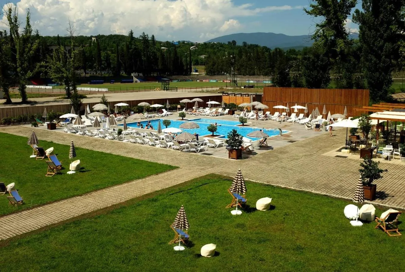 Swimming pool in Tskaltubo Plaza Hotel