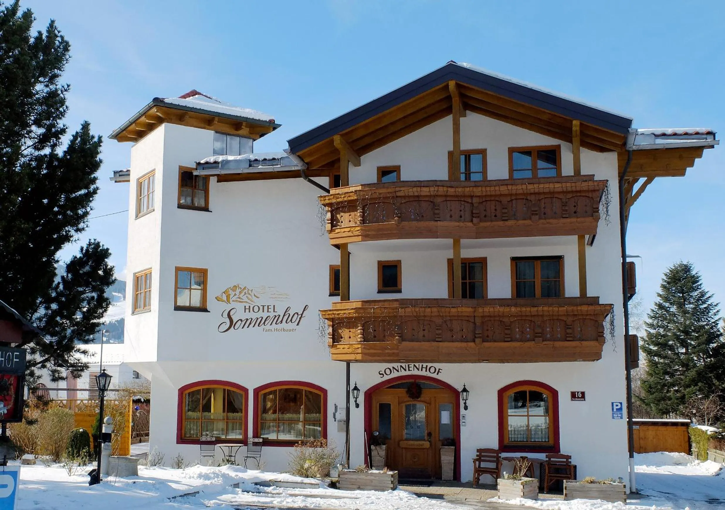 Winter in Hotel Sonnenhof - bed & breakfast & appartements