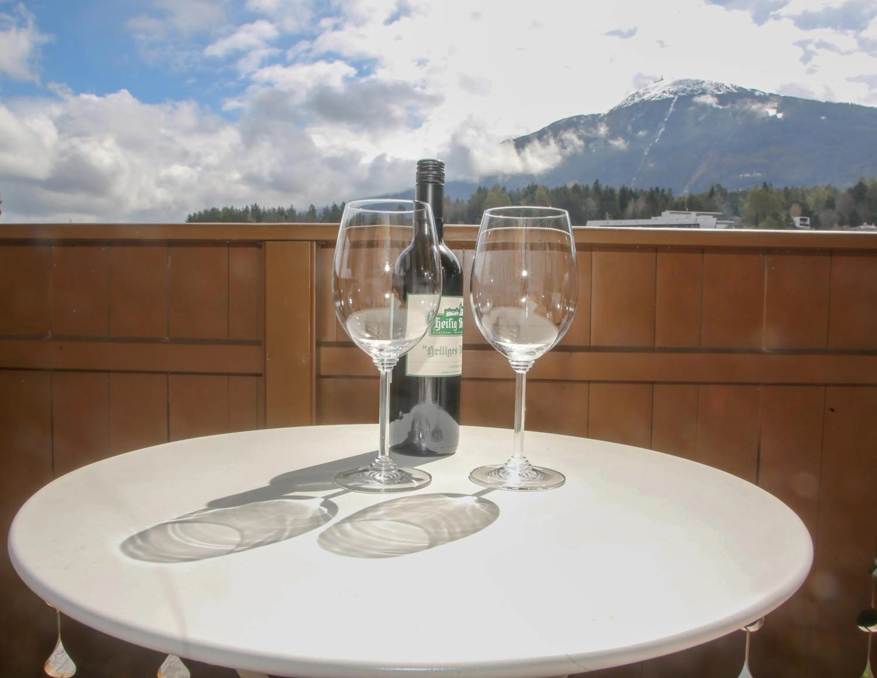 Balcony/Terrace in Hotel Sonnenhof - bed & breakfast & appartements