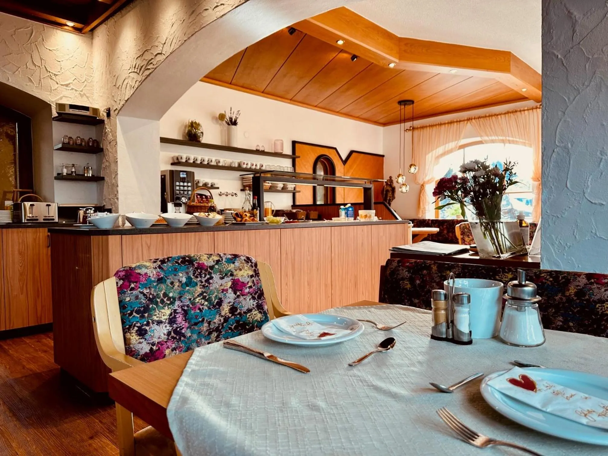 Buffet breakfast in Hotel Sonnenhof - bed & breakfast & appartements