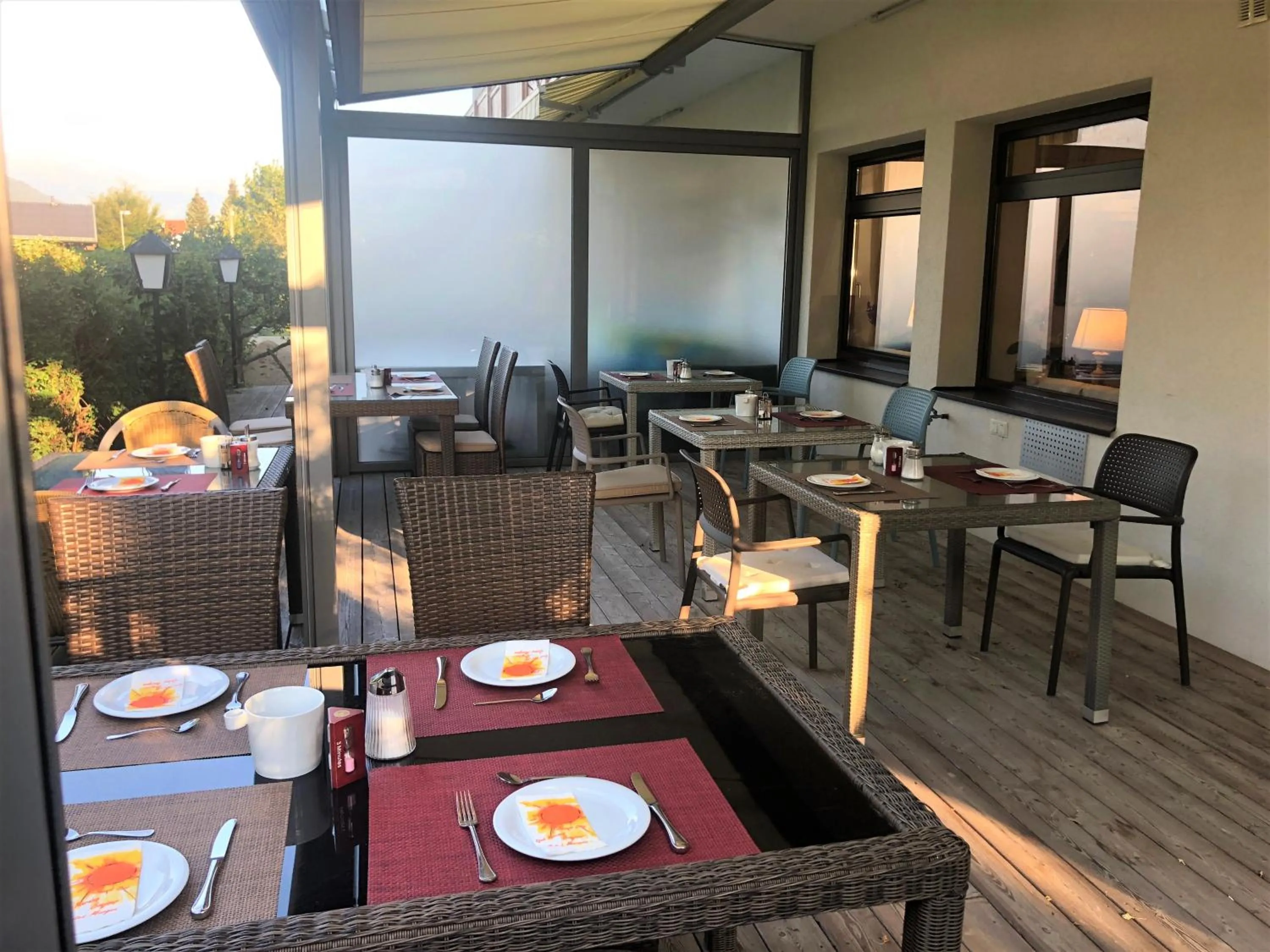 Balcony/Terrace in Hotel Sonnenhof - bed & breakfast & appartements