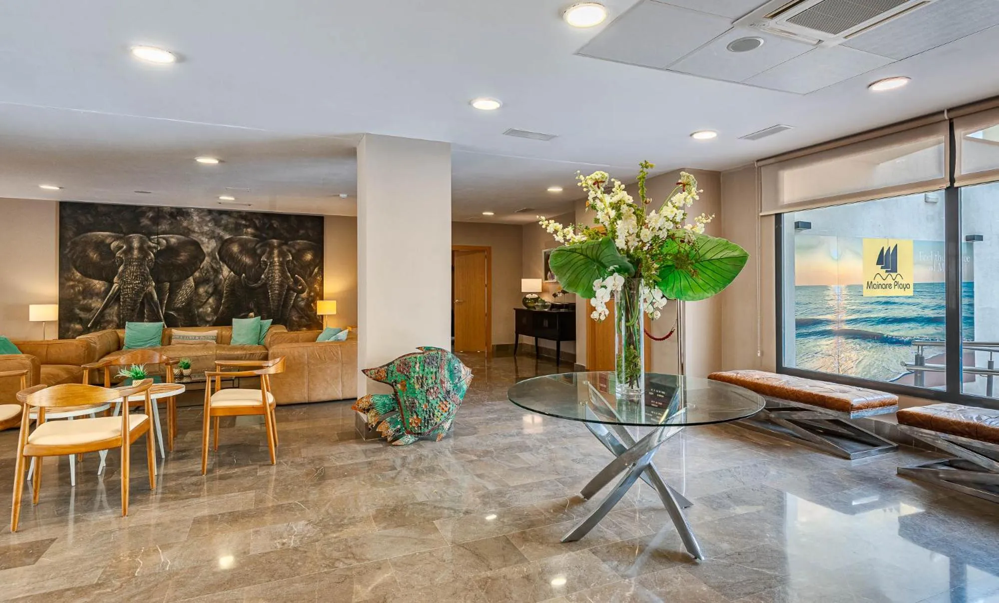 Living room in Hotel Mainare Playa