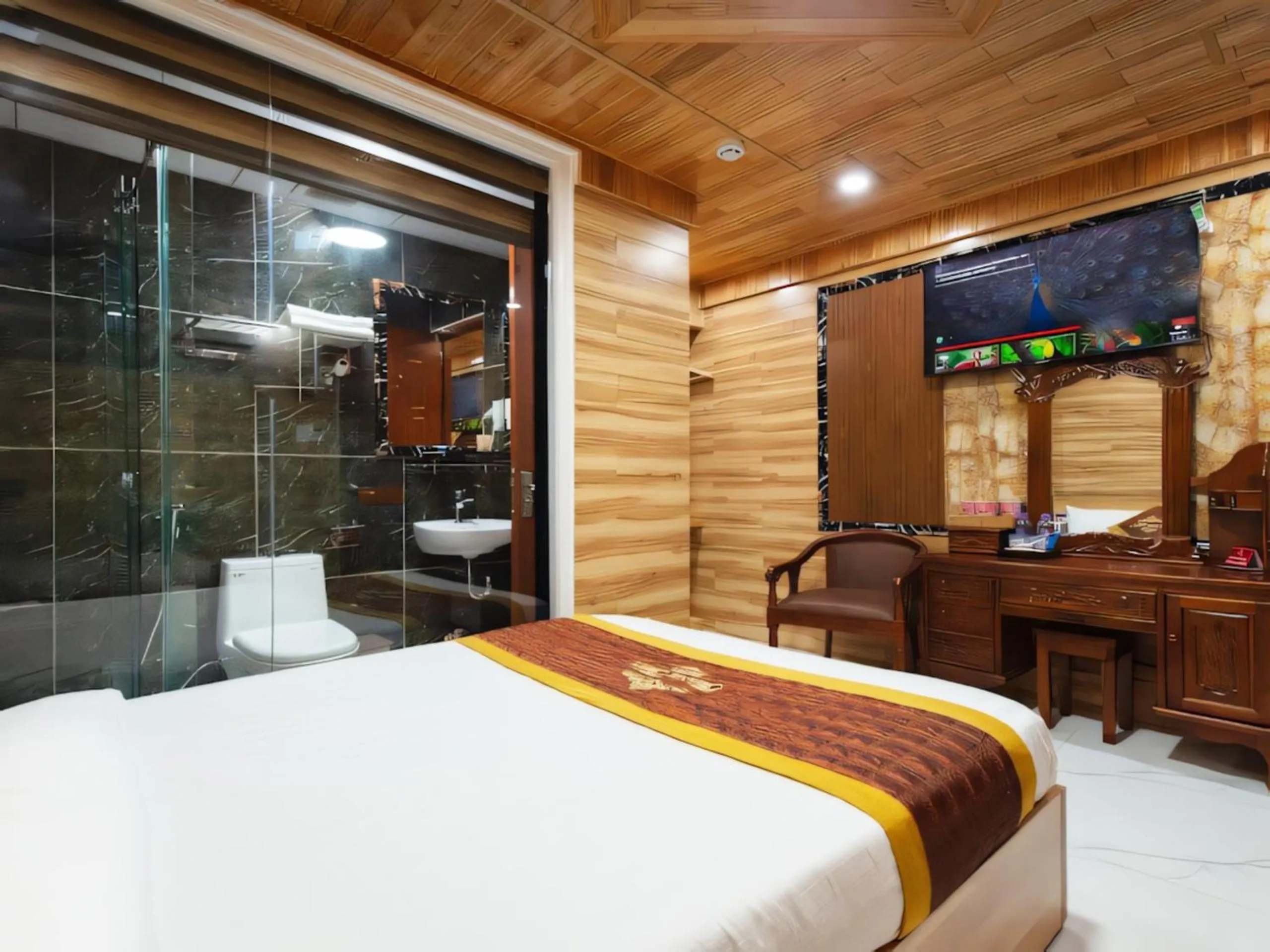 Bed in Thanh Thuy Hotel