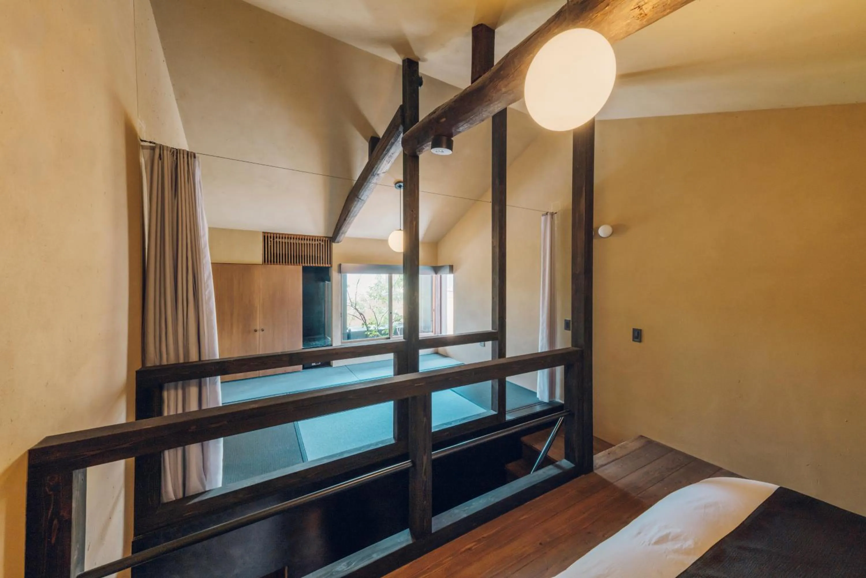 Bed in Sabino House Kyoto