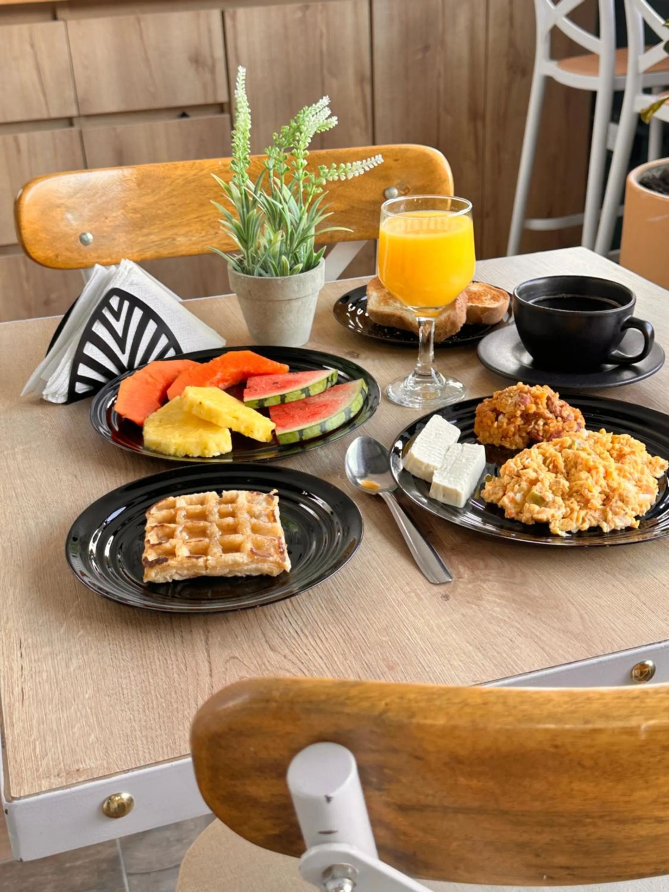 Continental breakfast in Manila Hotel Boutique