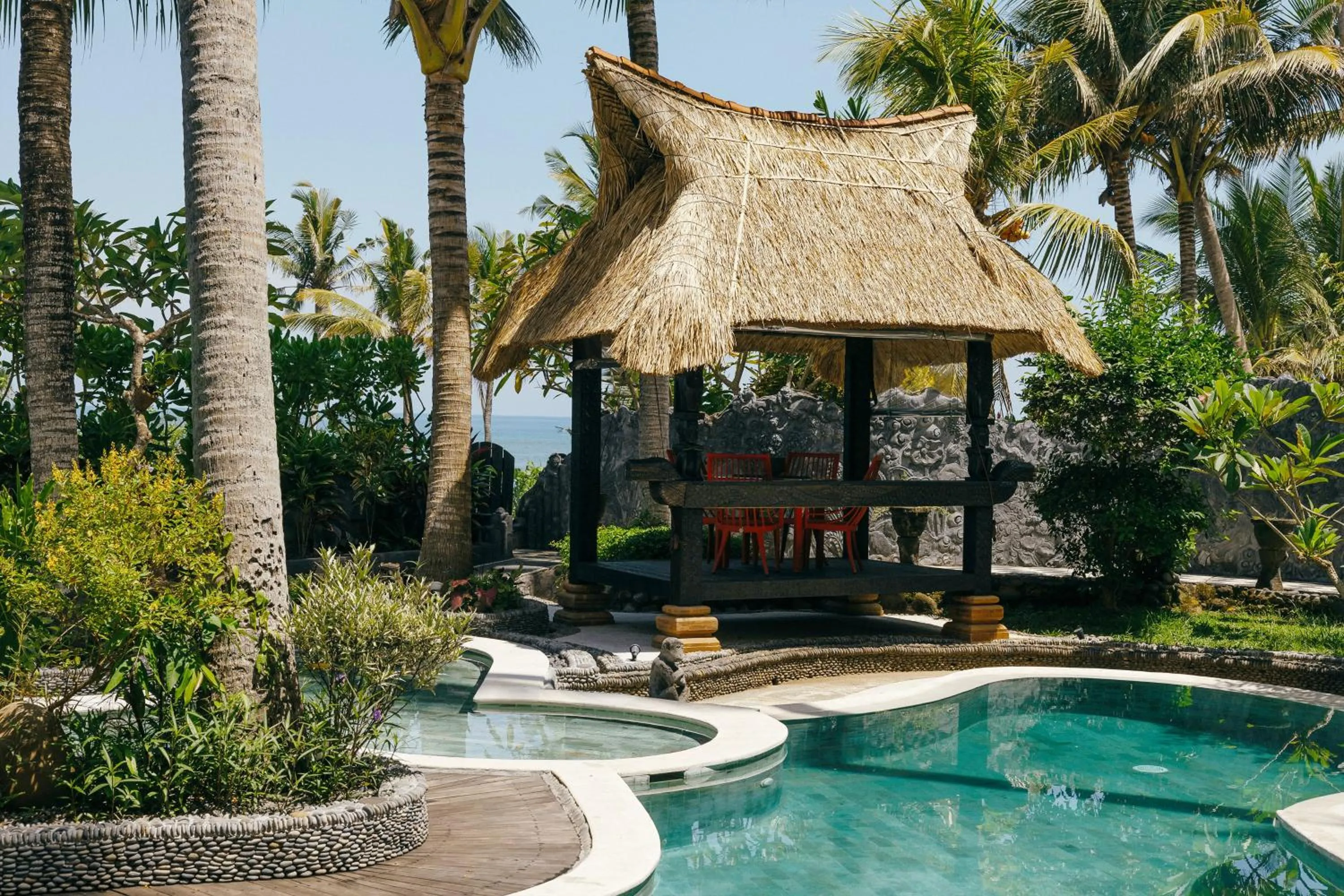 Patio in Most Exotic Villa Keong Tabanan