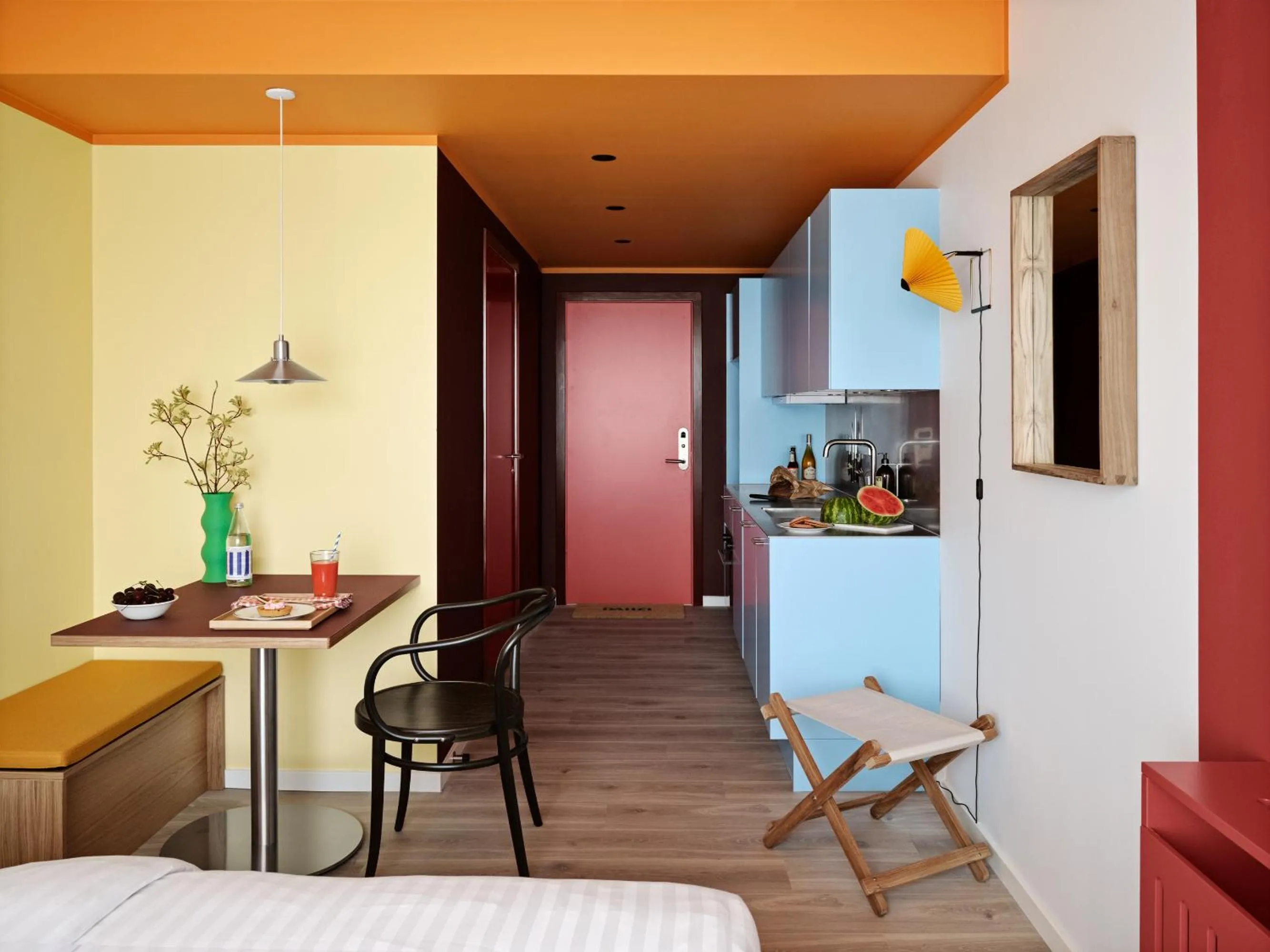 Kitchen or kitchenette in Dahei Apartment Hotel