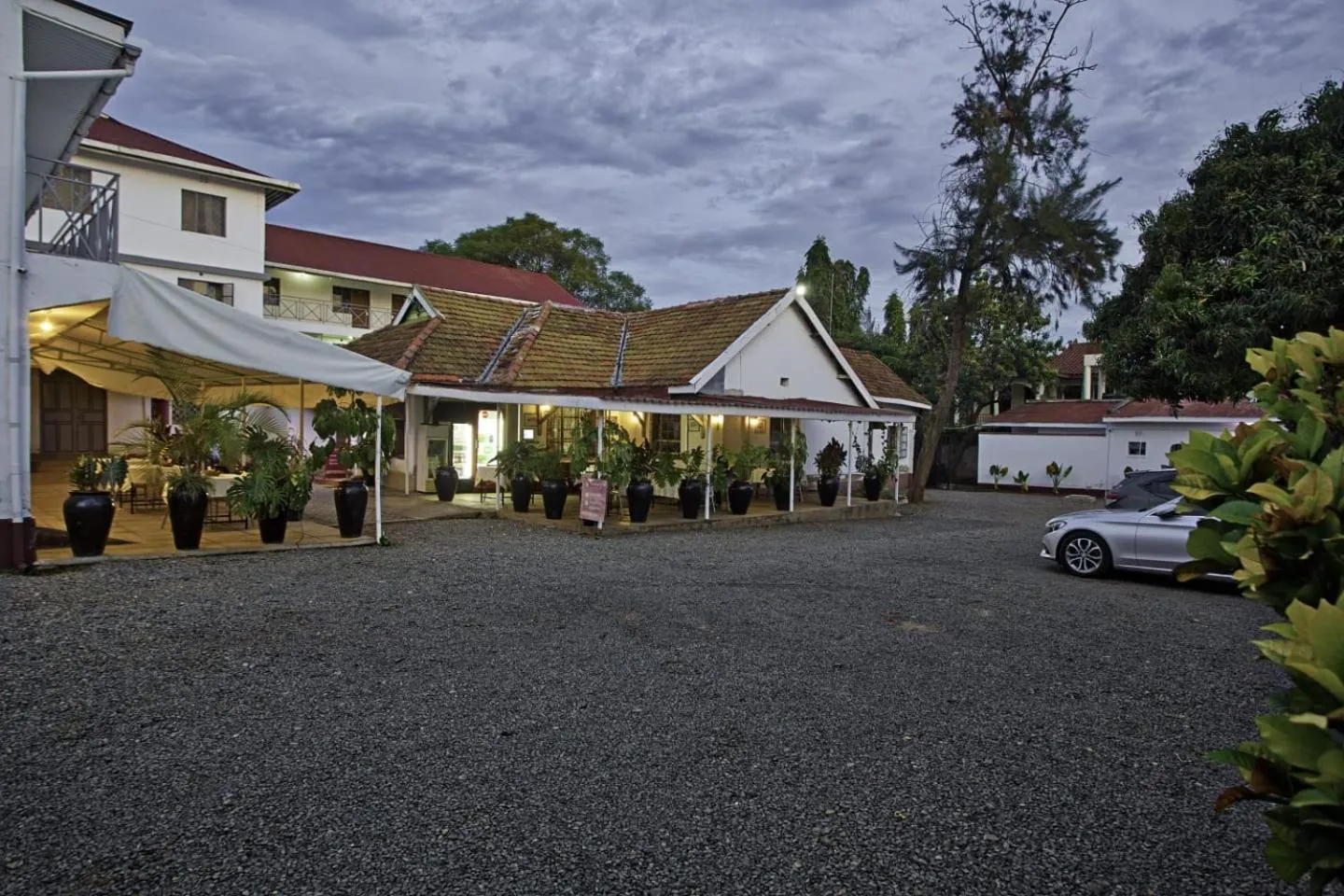Garden view in Melvic Hotel