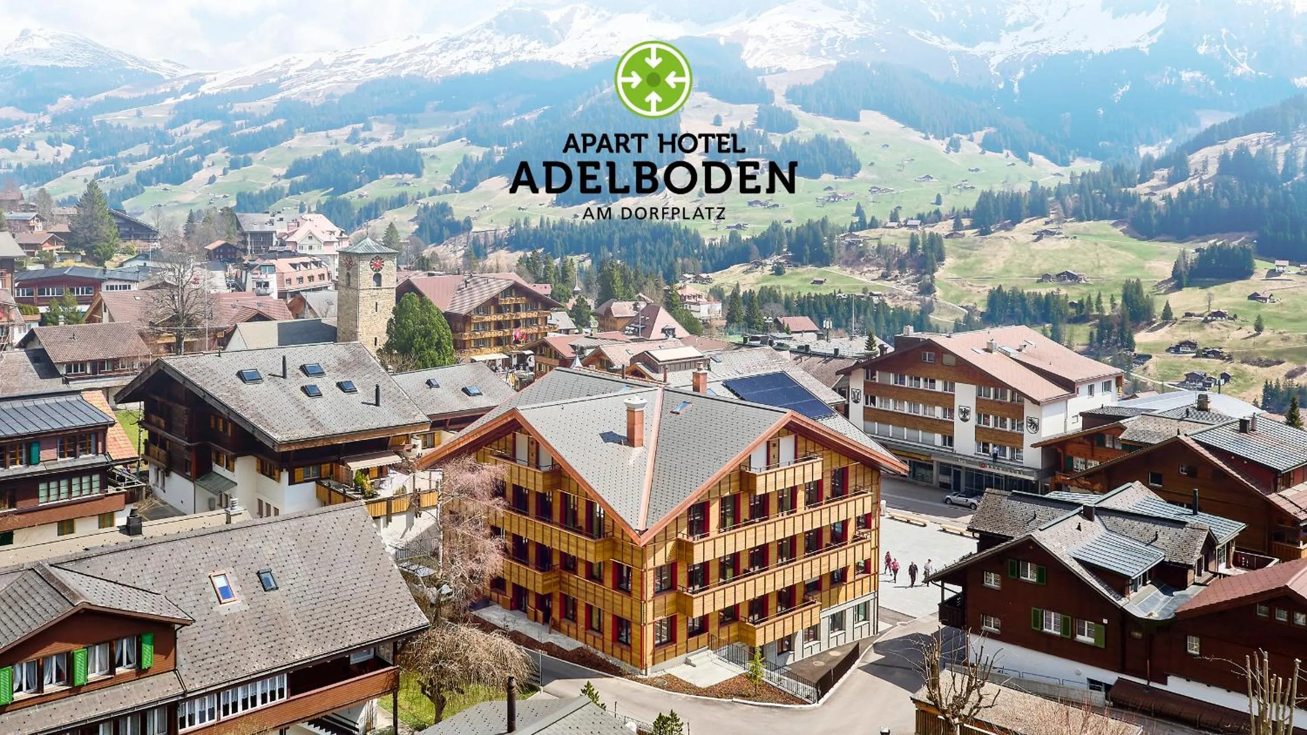 Property building in Apart Hotel Adelboden am Dorfplatz