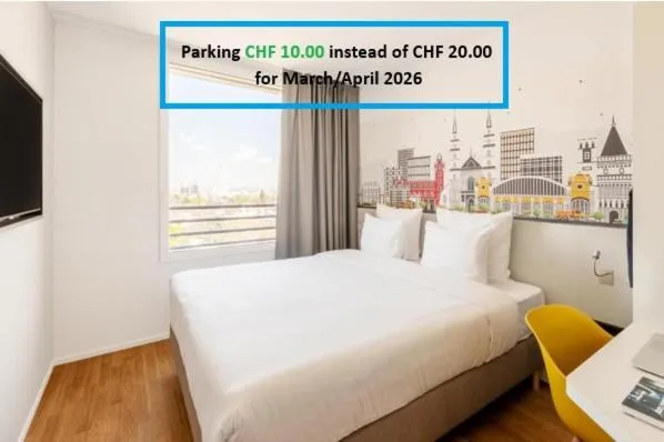 Bed in B&B HOTEL Basel