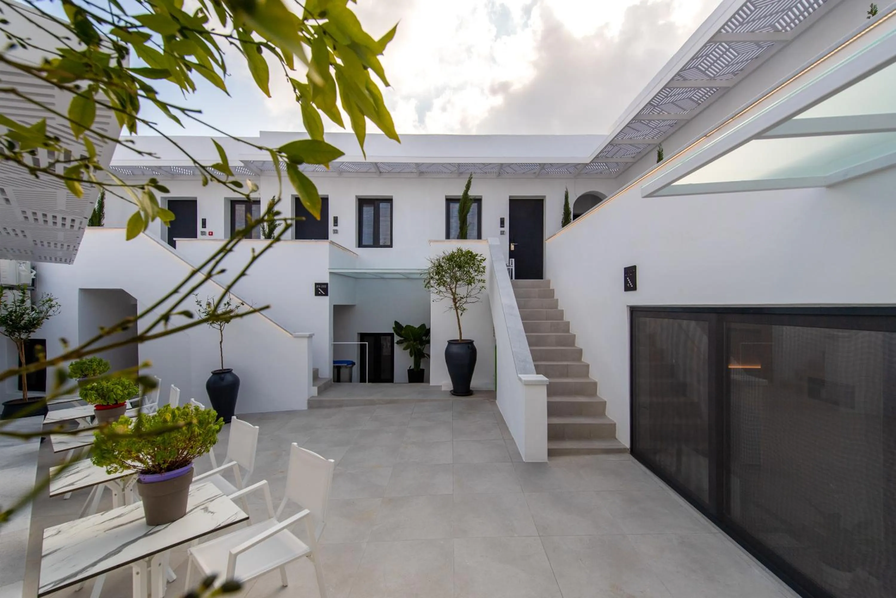 Facade/entrance in Central Boutique Hotel by naoussa hills adults only