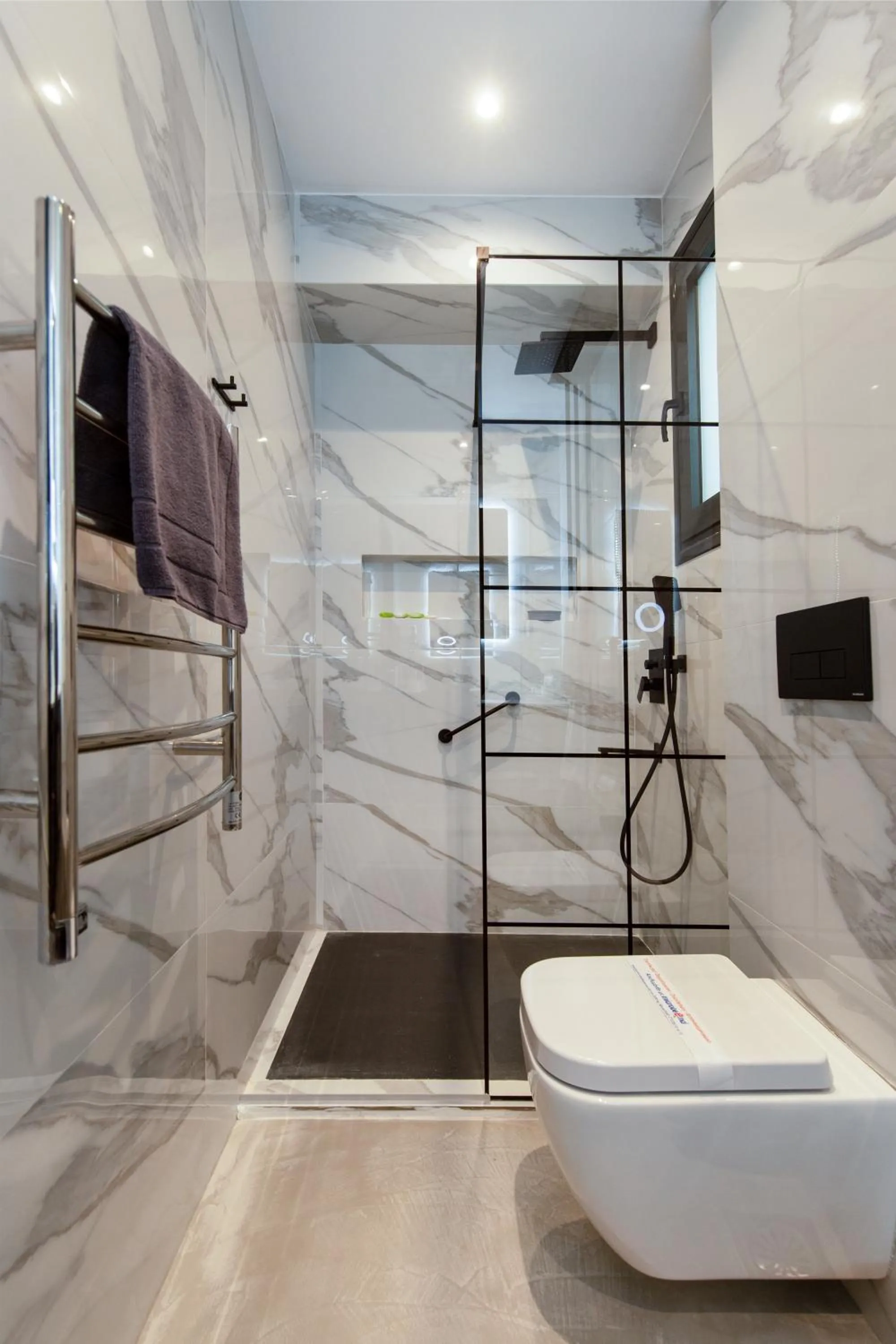 Bathroom in Central Boutique Hotel by naoussa hills adults only