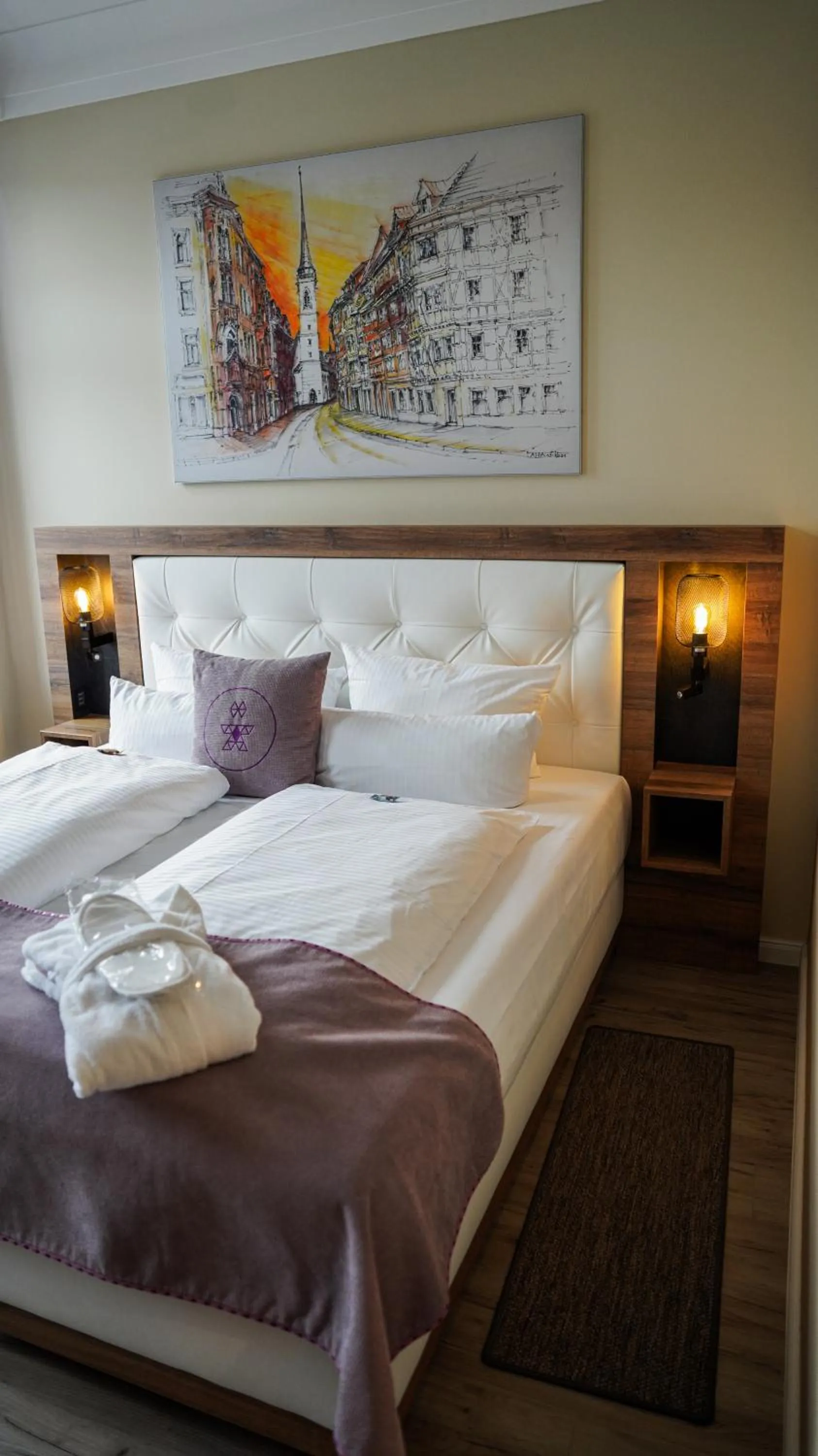 Bed in DAS KEHRS - Hotel auf dem Petersberg